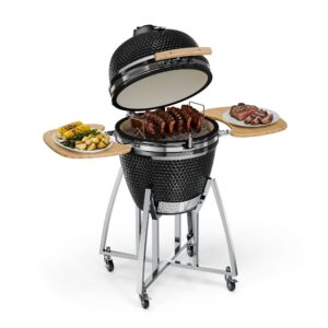 Klarstein Kingsize, kamado gril, keramický, 21", údenie, pomalé pečenie, nehrdzavejúca oceľ
