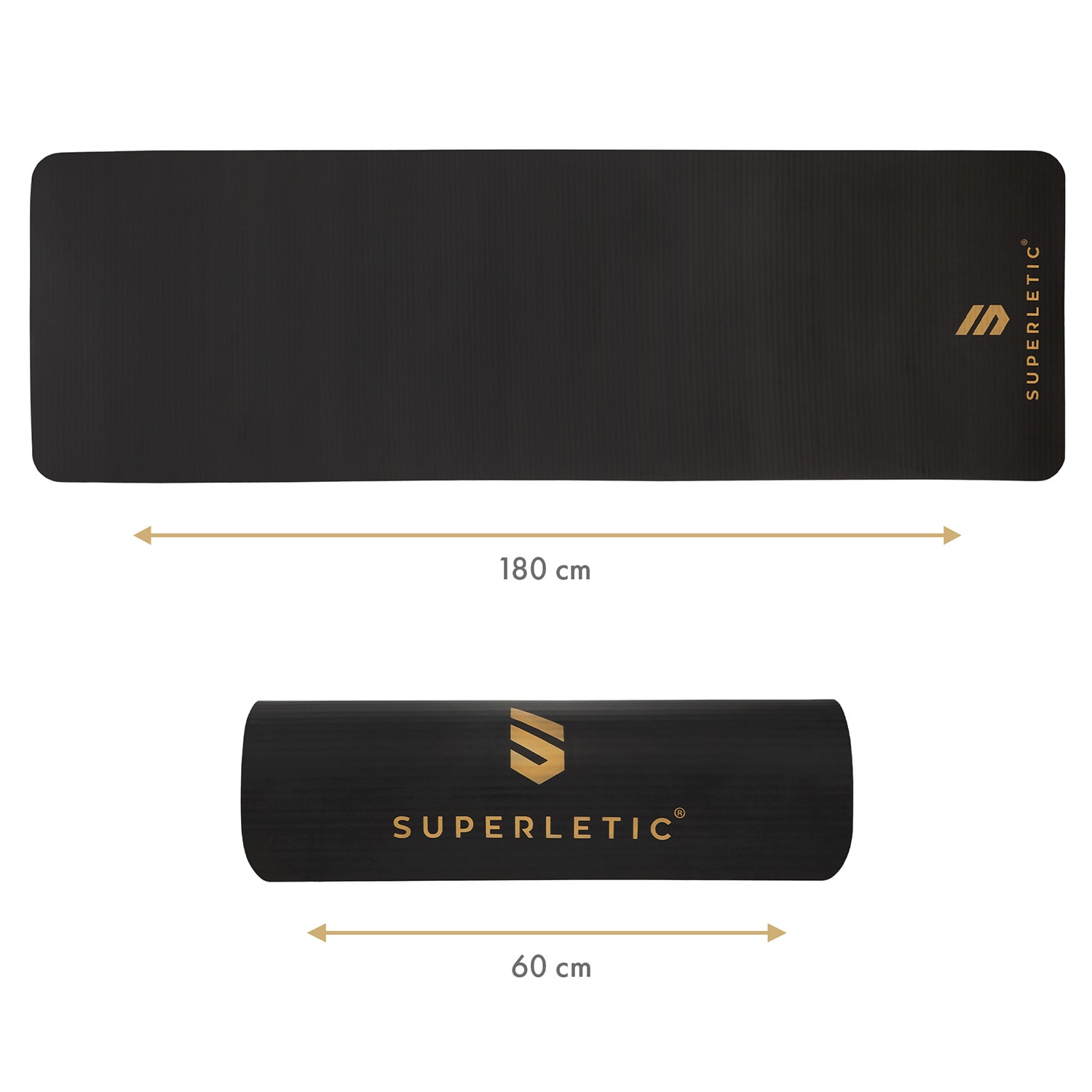 Capital Sports Deva, gymnastická podložka, 180x1,0x60 cm, NBR pena, protišmyková, vrátane popruhu – Obrázok 3