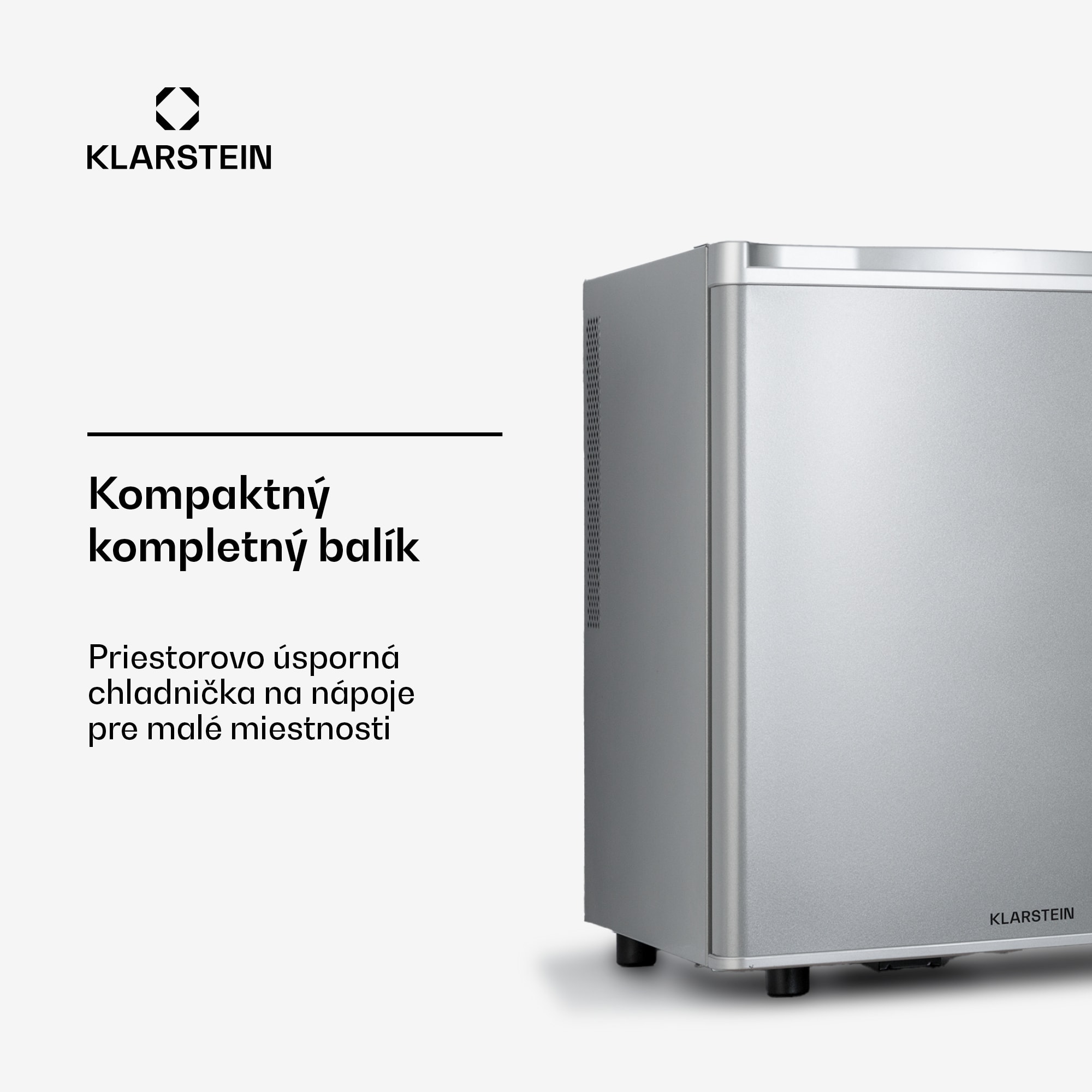 Klarstein Happy Hour 45, mini chladnička, minibar, chladnička na nápoje, 45 l, 26 dB – Obrázok 3
