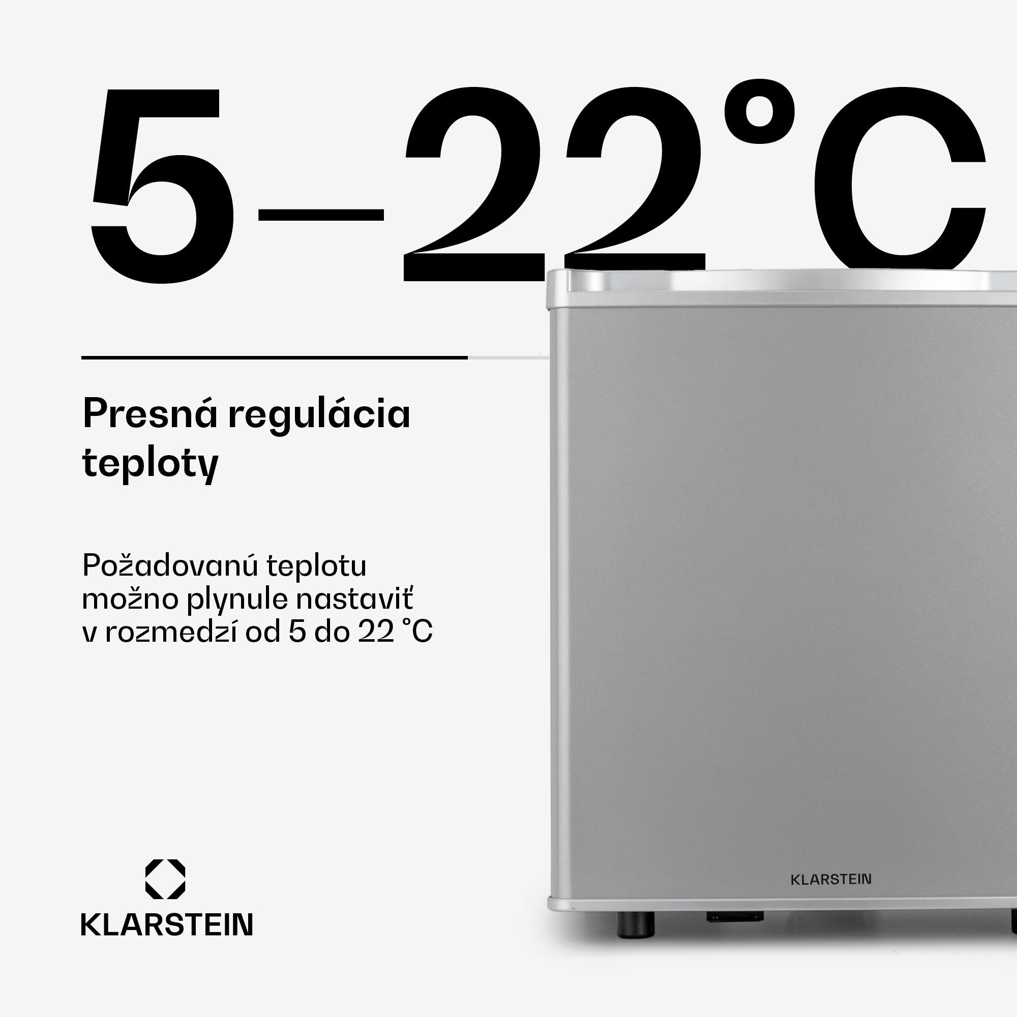 Klarstein Happy Hour 45, mini chladnička, minibar, chladnička na nápoje, 45 l, 26 dB – Obrázok 4