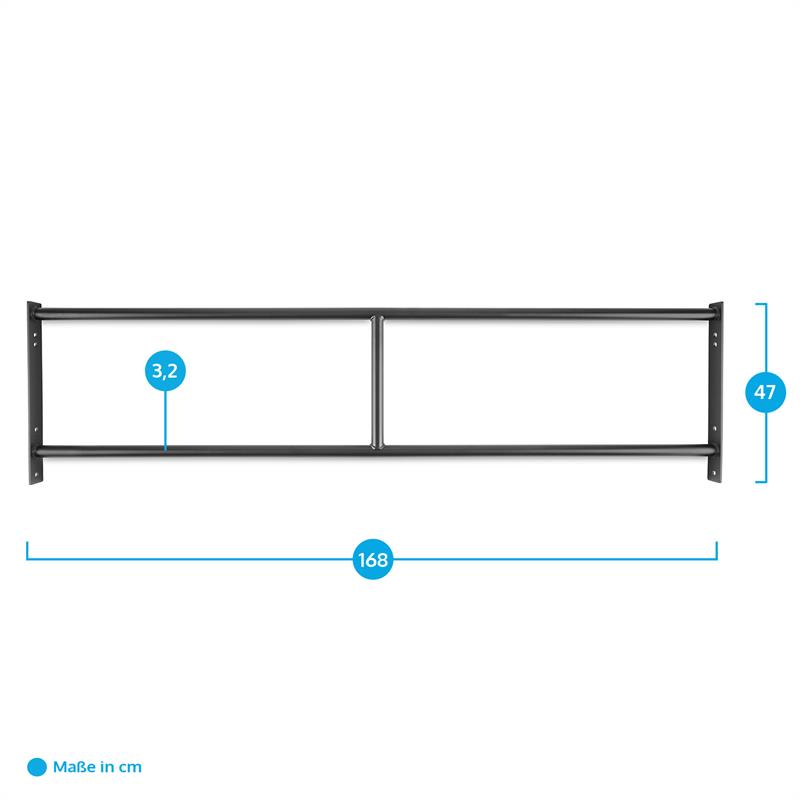 Capital Sports Dominante Edition Double Bar 168, dvojitá tyč na zhyby, 168 cm – Obrázok 2