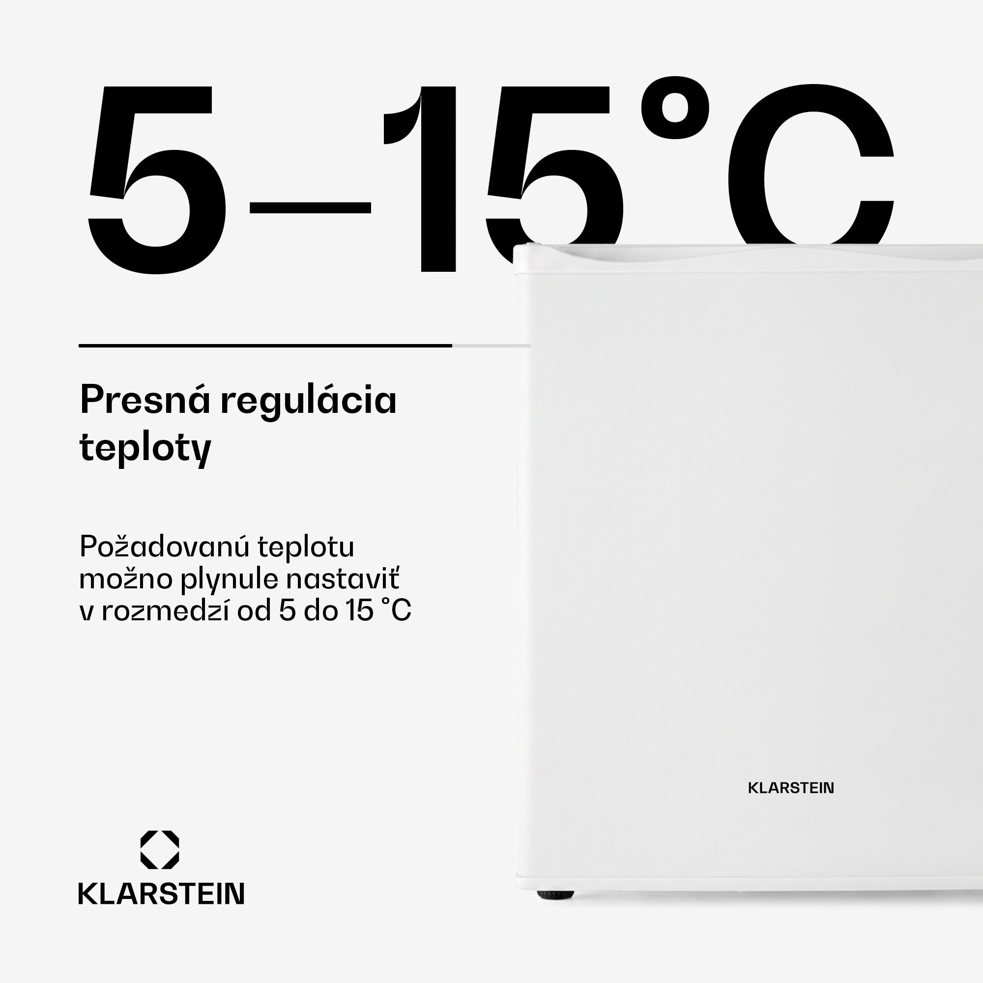 Klarstein Happy Hour 30, minibar, 30 l, 5-15°C, energet. trieda G, tichý, 25 dB, LED svetlo, biely – Obrázok 4