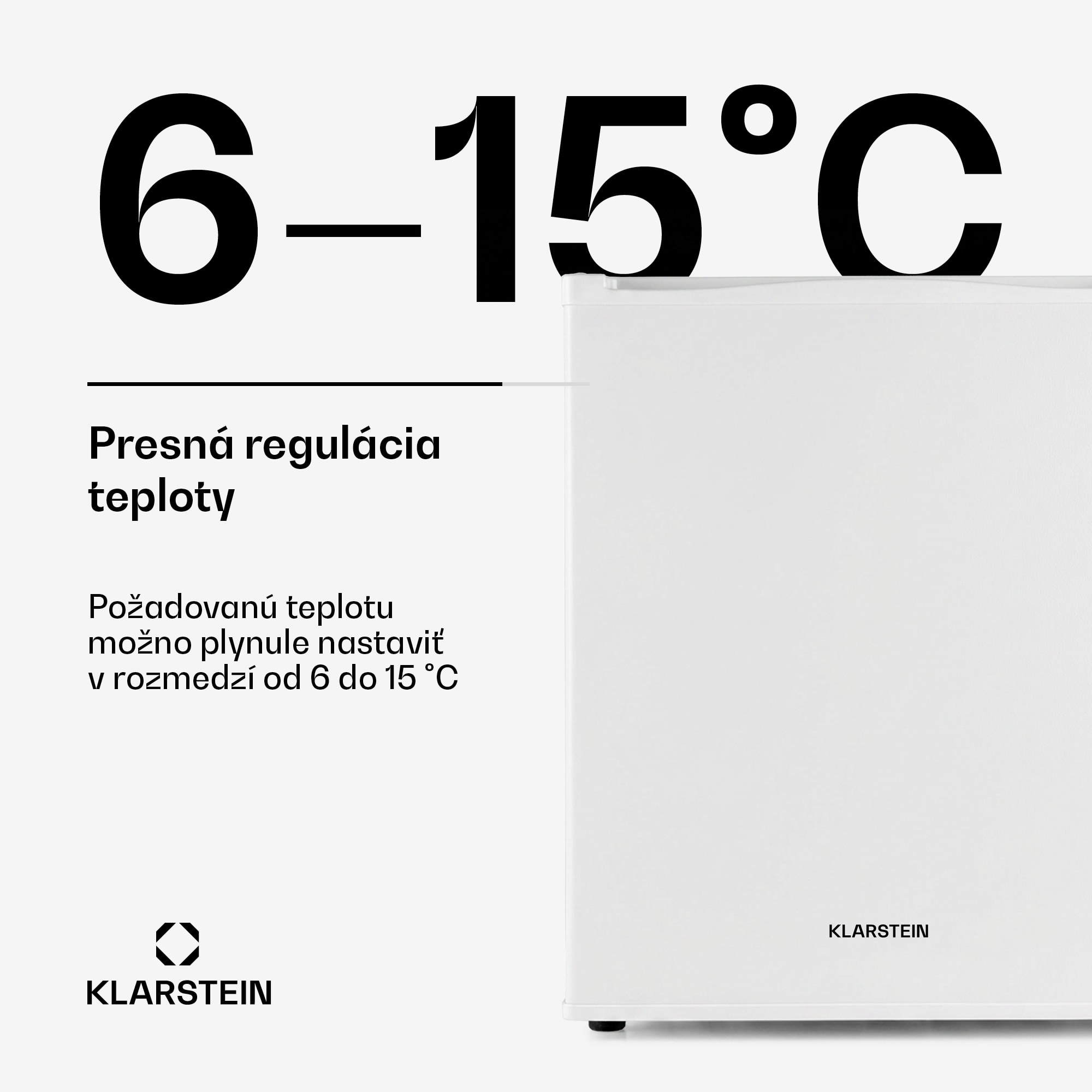 Klarstein Happy Hour 40, mini chladnička, 40 l, 5-15°C, tichá, 23dB, LED-svetlo, biela – Obrázok 4