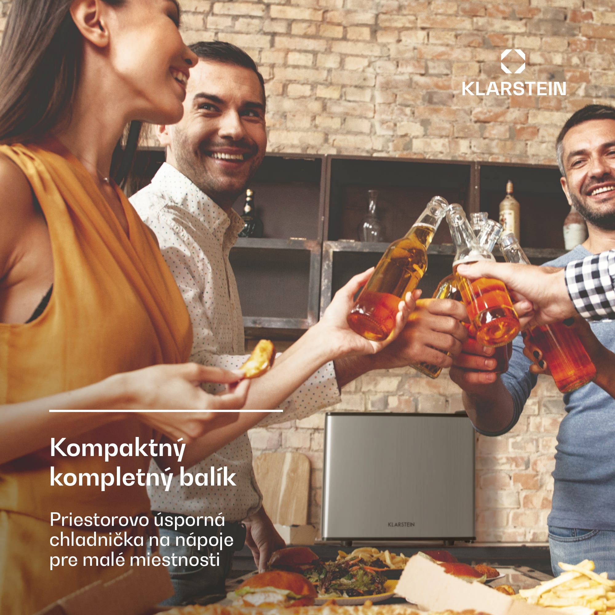 Klarstein Geheimversteck, mini chladnička, 17 l, 2 úrovne, 26dB, termoelektrická – Obrázok 3
