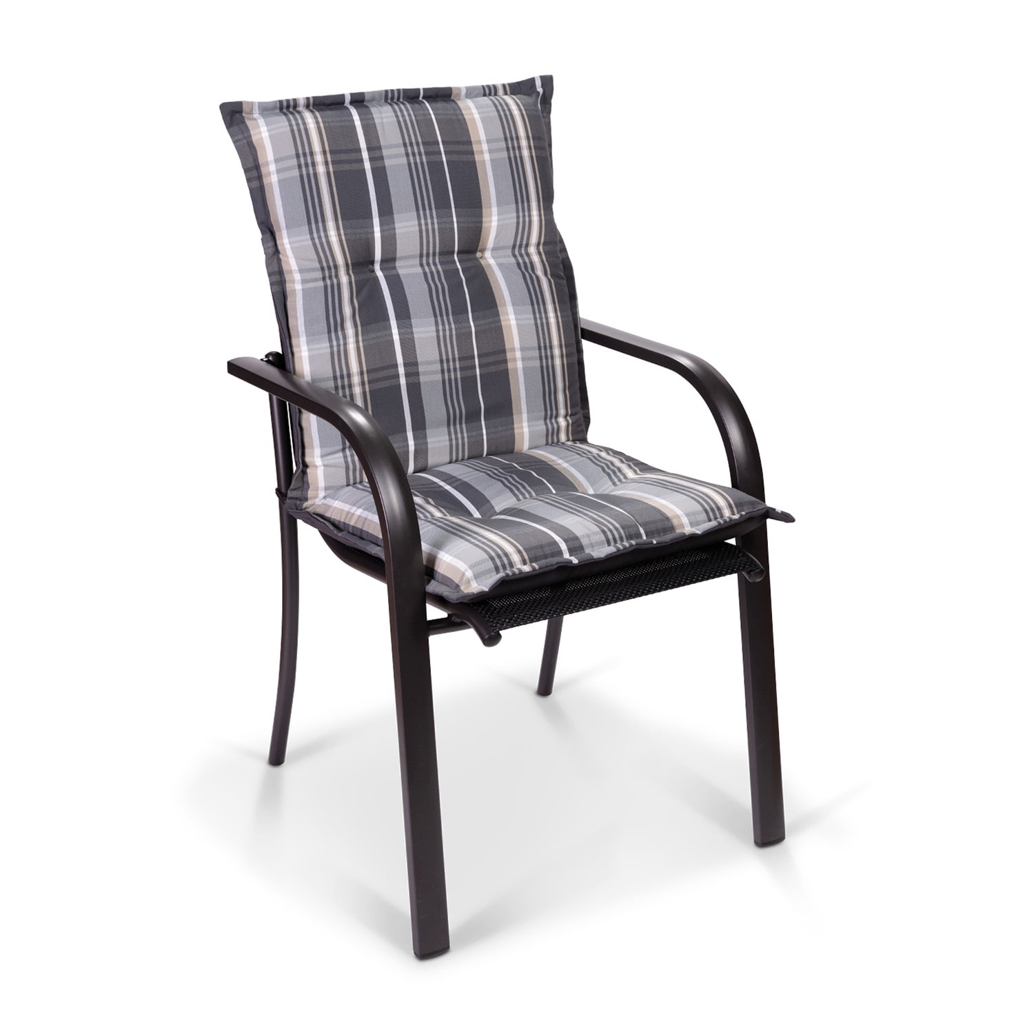 Blumfeldt Prato, poduška s nízkou zadnou časťou, na nižšie polohovacie kreslo, na záhradnú stoličku, polyester, 50 x 100 x 8 cm – Obrázok 2