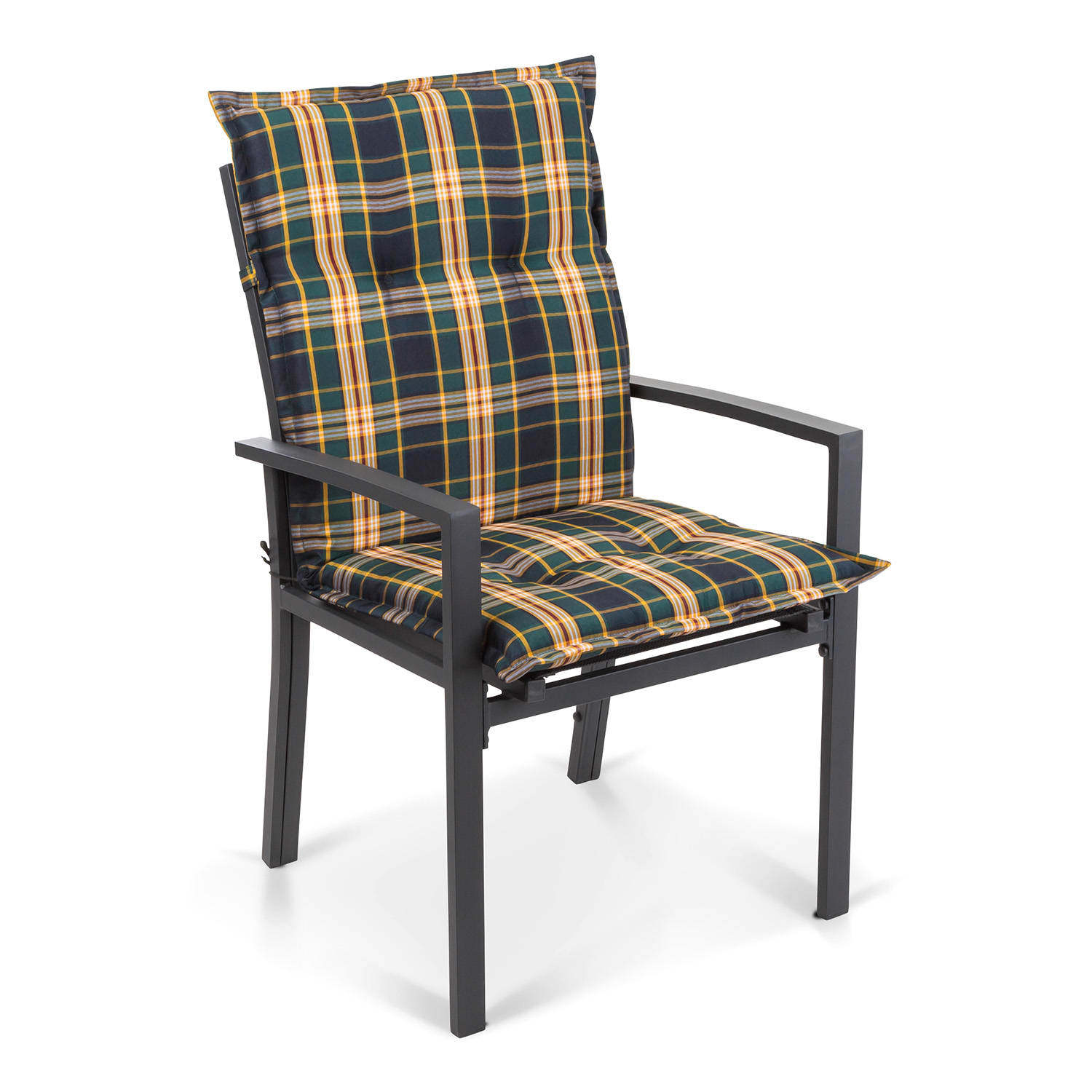 Blumfeldt Prato, poduška s nízkou zadnou časťou, na nižšie polohovacie kreslo, na záhradnú stoličku, polyester, 50 x 100 x 8 cm, 1 x poduška – Obrázok 2