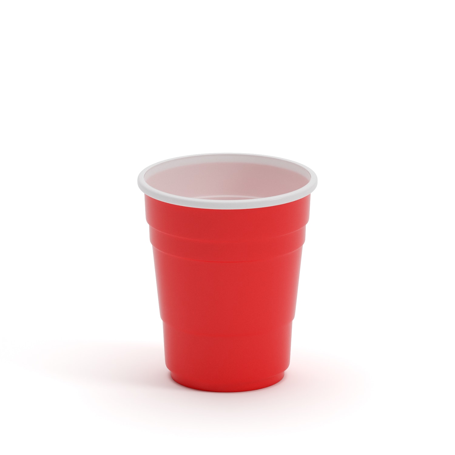 BeerCup Nadal, červené párty štamprlíky, 2 oz, 50 ml, poháriky na alkohol, opakovane použiteľné, pevné – Obrázok 2