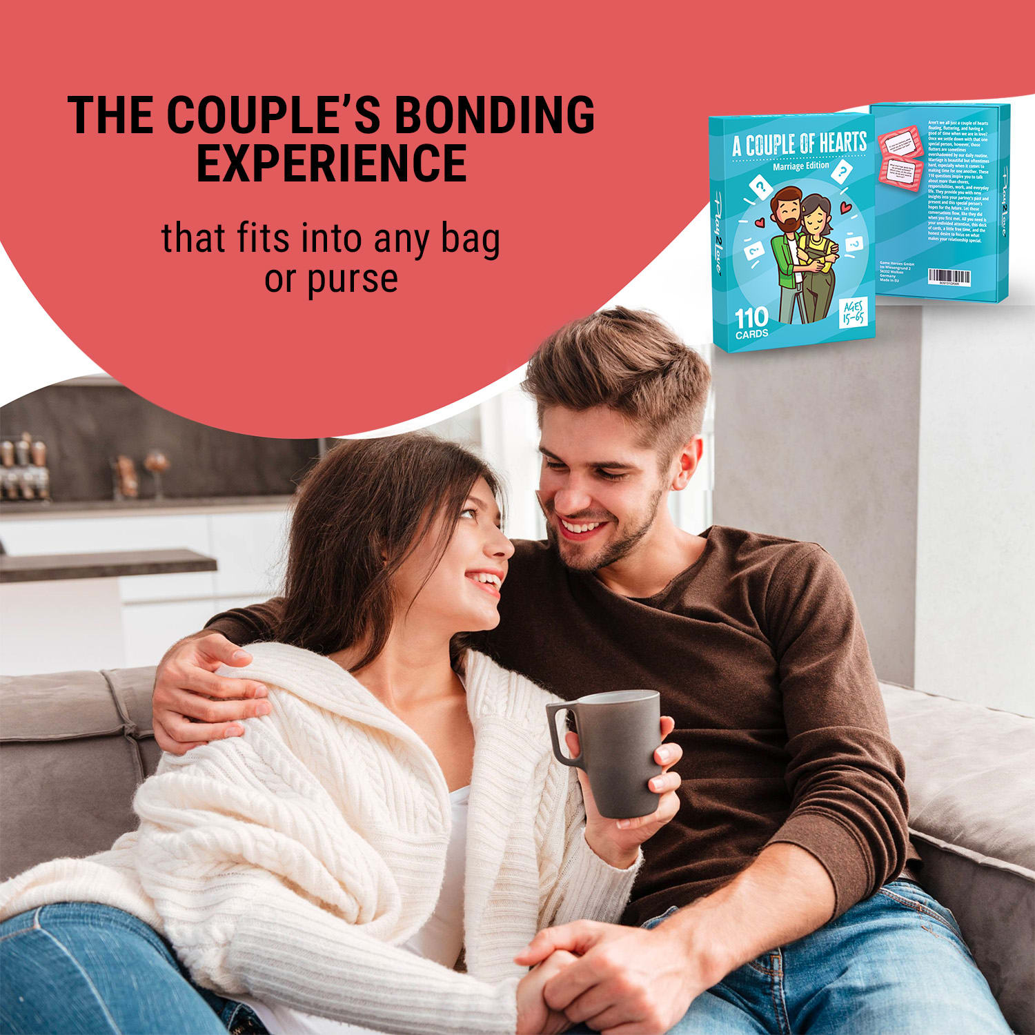 Spielehelden A Couple of Hearts Pre páry 110 láskyplných otázok pre manželské páry v anglickom jazyku – Obrázok 5