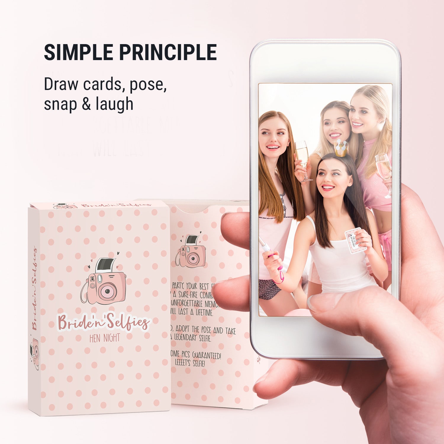 Spielehelden Bride'n'Selfies, hra s fotkami, 55 fotografických úloh, pre dievčatá v anglickom jazyku – Obrázok 5