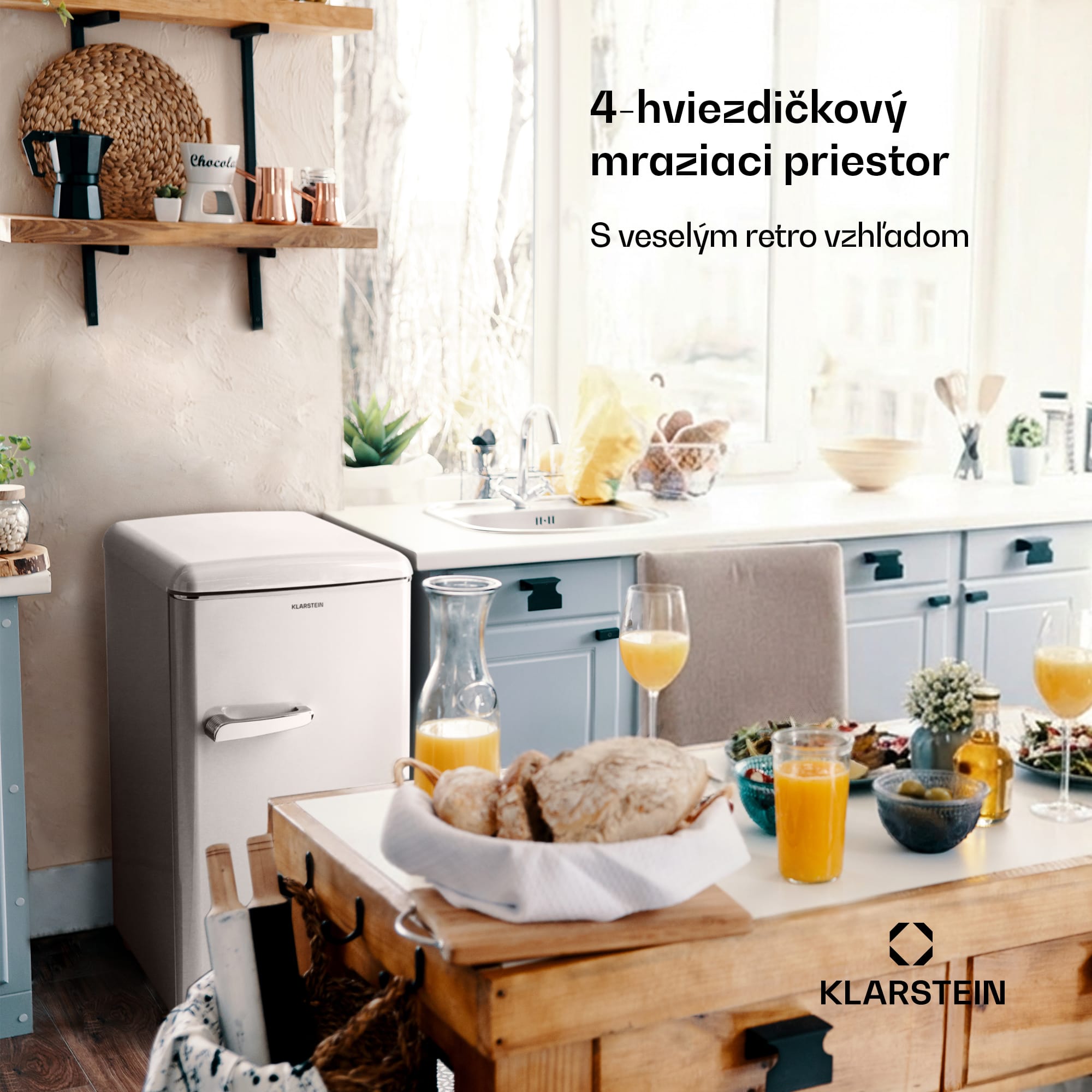 Klarstein Laika 60L mraznička 60 l 3 zásuvky teplota: -18 až 0 °C – Obrázok 3