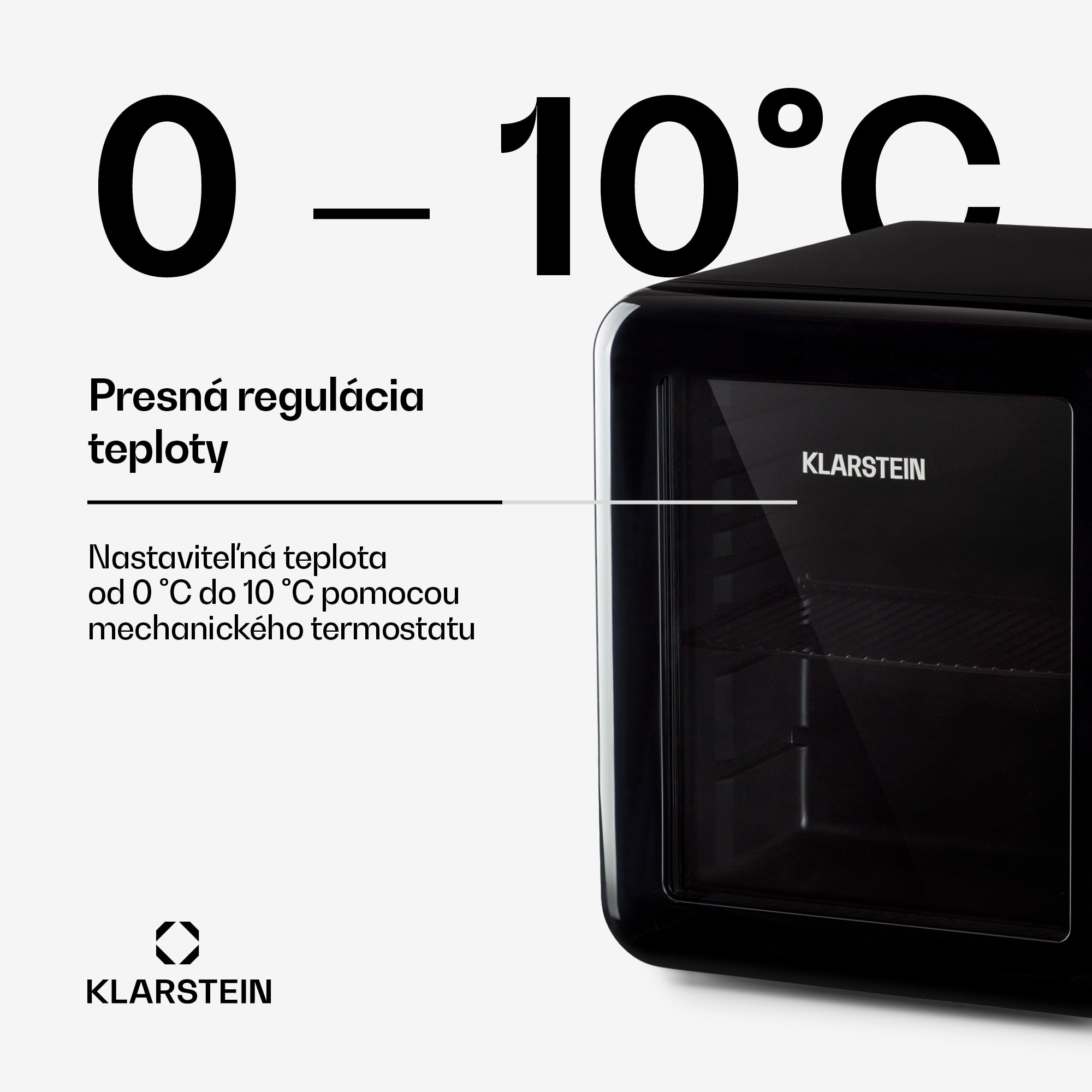 Klarstein PopLife, chladnička na nápoje, chladnička, 0-10°C, retro dizajn – Obrázok 4
