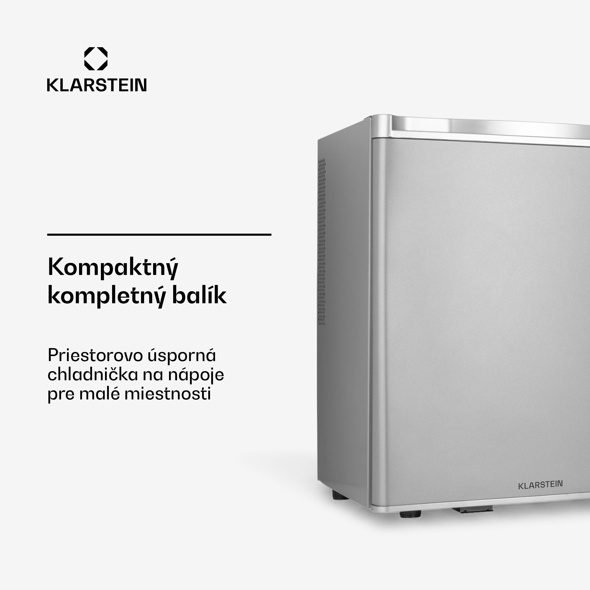 Klarstein Happy Hour 38, mini chladnička, minibar, chladnička na nápoje, 38 l, 26 dB – Obrázok 3