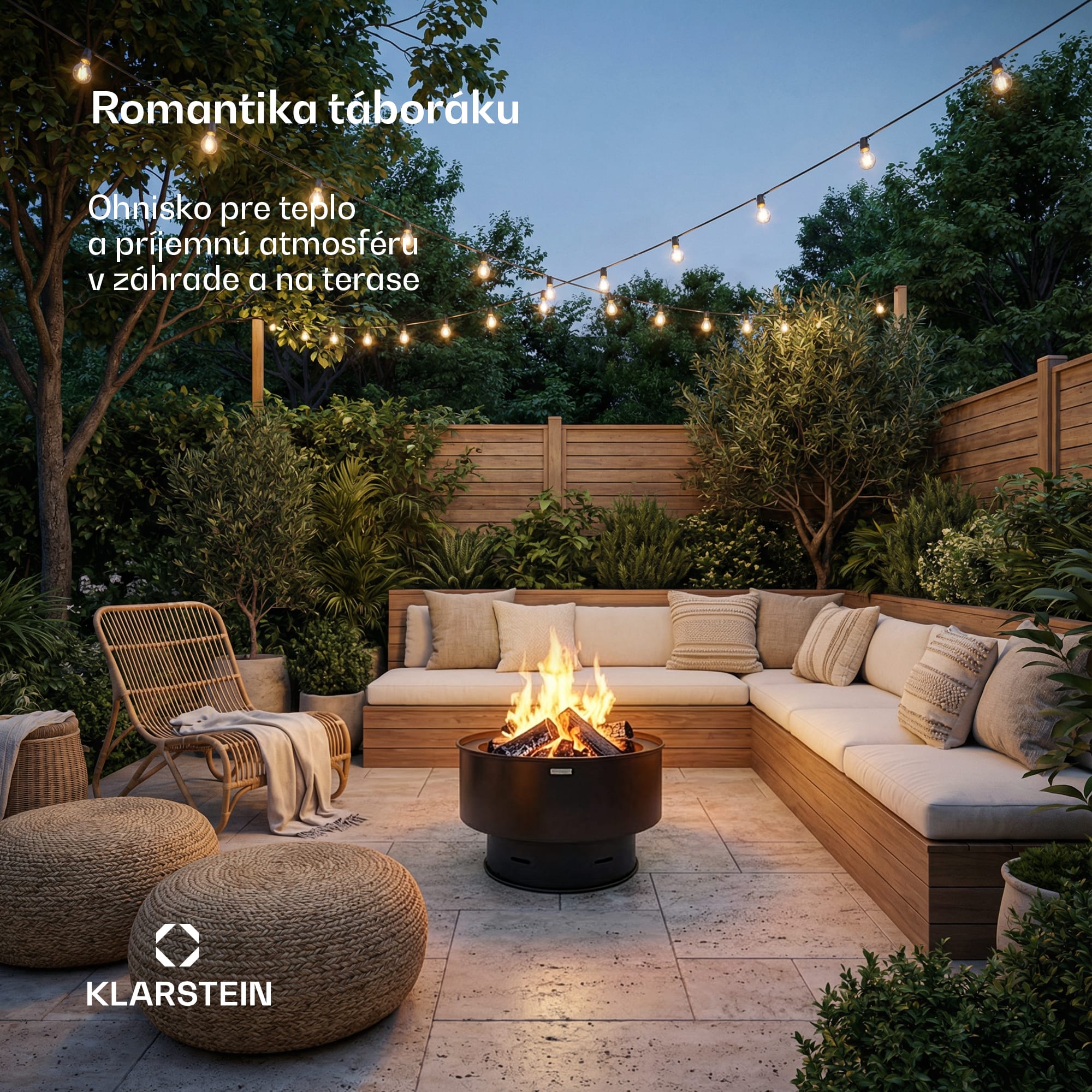 Blumfeldt Pompeji ohnisko s grilom | Ochrana proti iskrám | Odolné voči prevráteniu | Robustné | 60 cm – Obrázok 2
