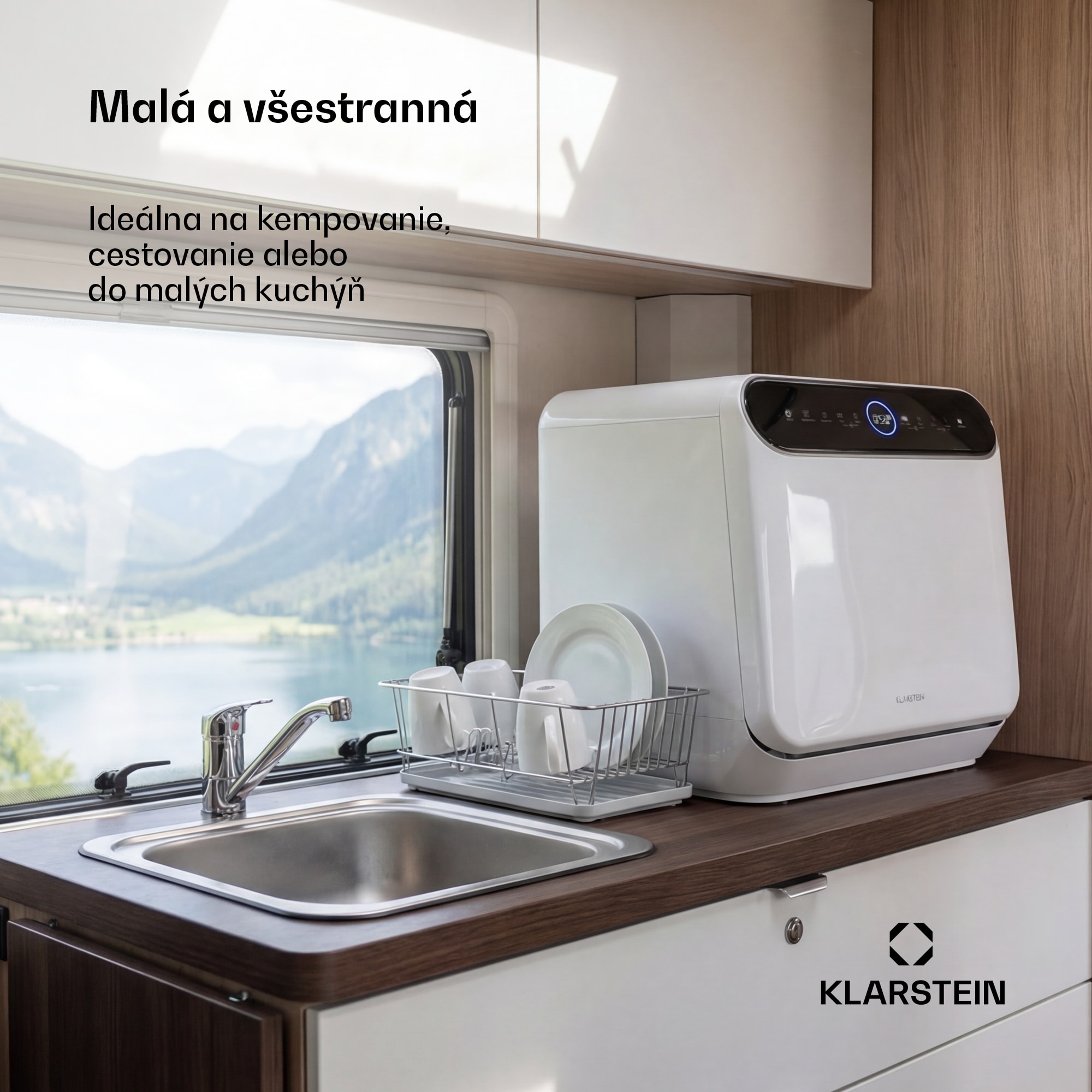 Klarstein Oceana stolová umývačka riadu | 7 programov | Technológia Aqua-Stop | 860 W | 42 cm – Obrázok 5