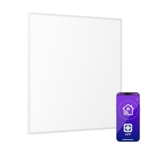 Klarstein Wonderwall 360 Smart, infračervený ohrievač, 60 x 60 cm, 360 W, týždenný časovač, IP24, biely