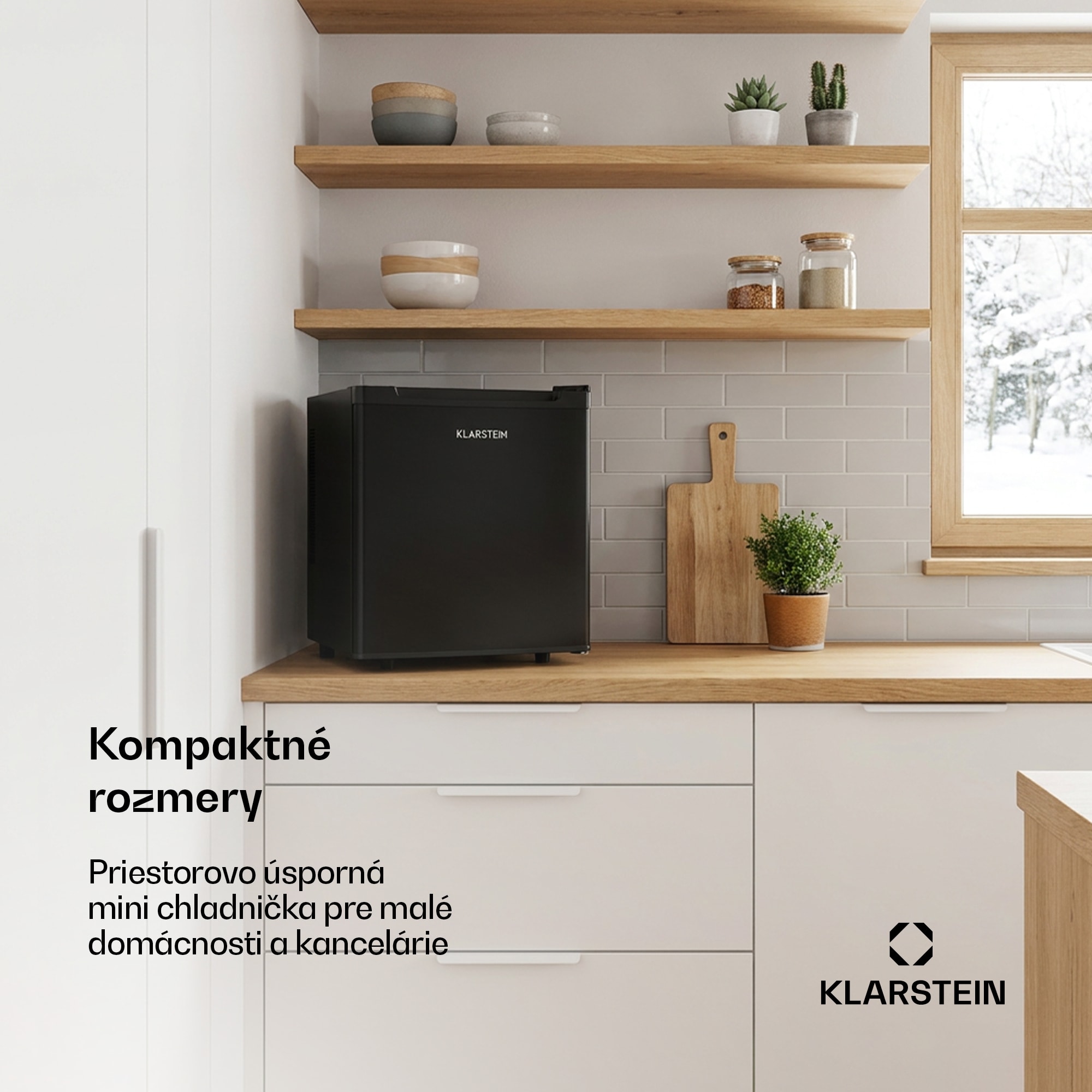 Klarstein Silent Cool, chladnička, 30 l, Arctic-Fox Cooling, energet. trieda G, čierna – Obrázok 3