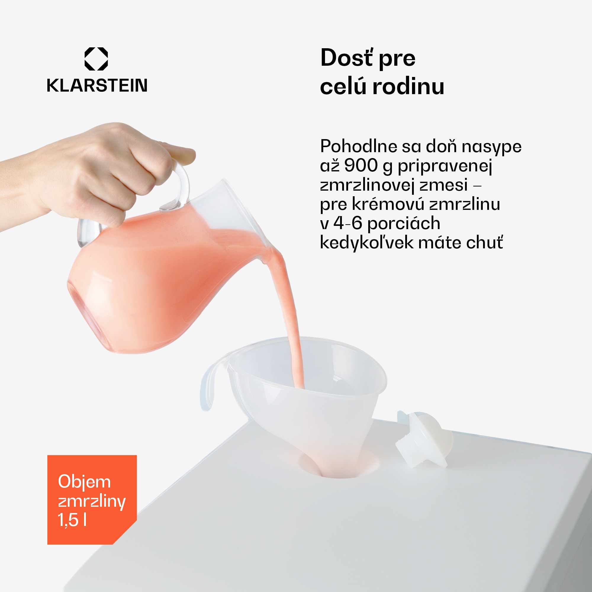 Klarstein Sweet Sundae zmrzlinovač kompresor 1,5l nehrdzavejúca oceľ biely – Obrázok 4