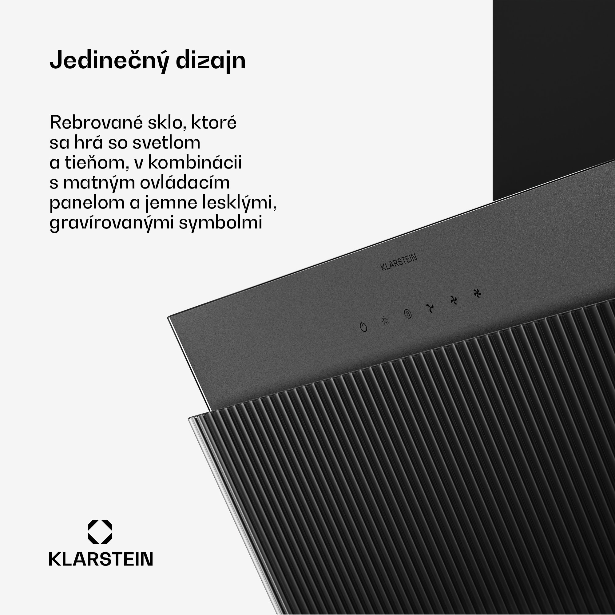 Klarstein Wavyn šikmý digestor | Režimy odsávania a recirkulácie | Vysokokvalitný dizajn | 661 m³/h | 60 cm – Obrázok 2