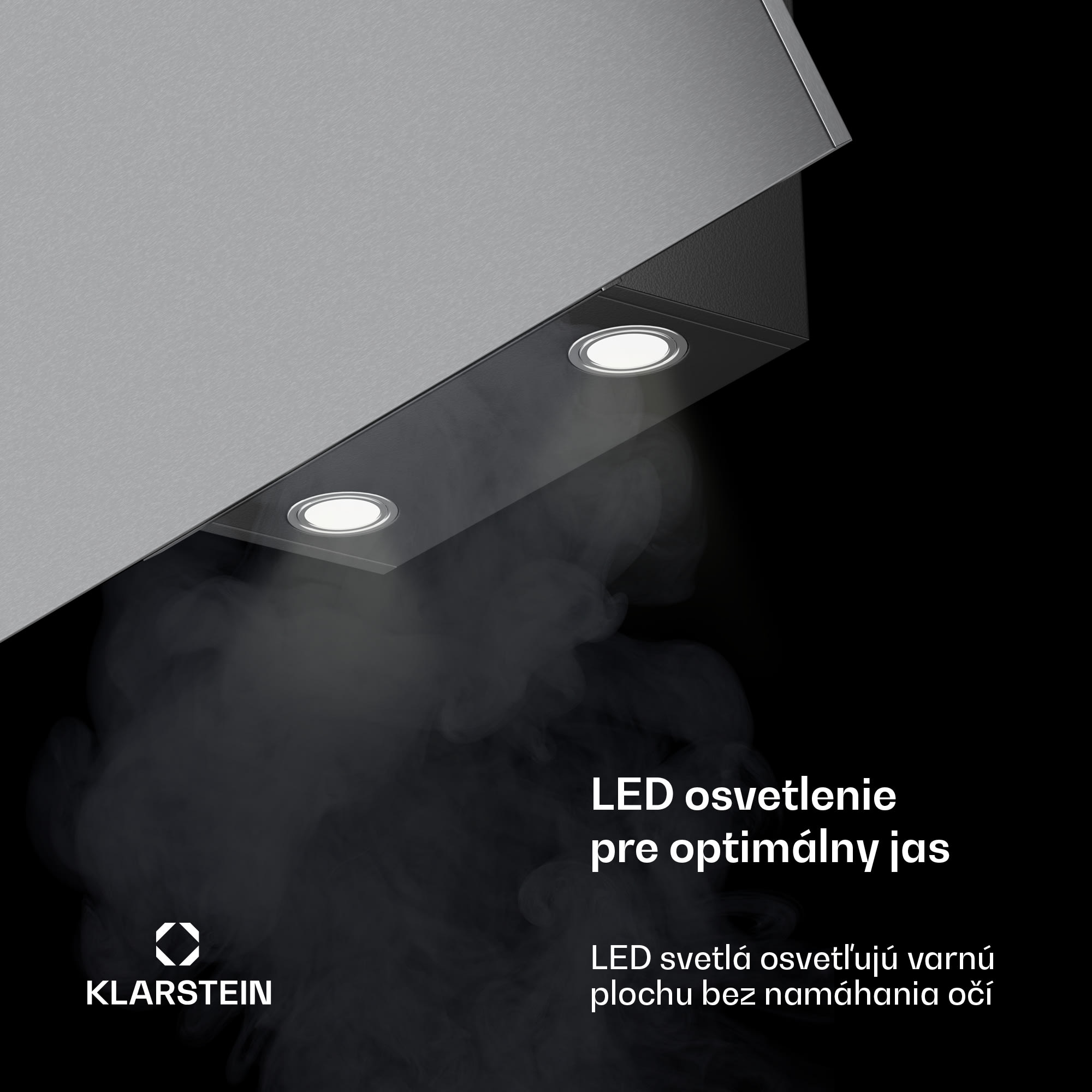 Klarstein Silver Lining šikmý digestor | Režimy odsávania a recirkulácie | Vysokokvalitný dizajn | 597 m³/h | 90 cm – Obrázok 5