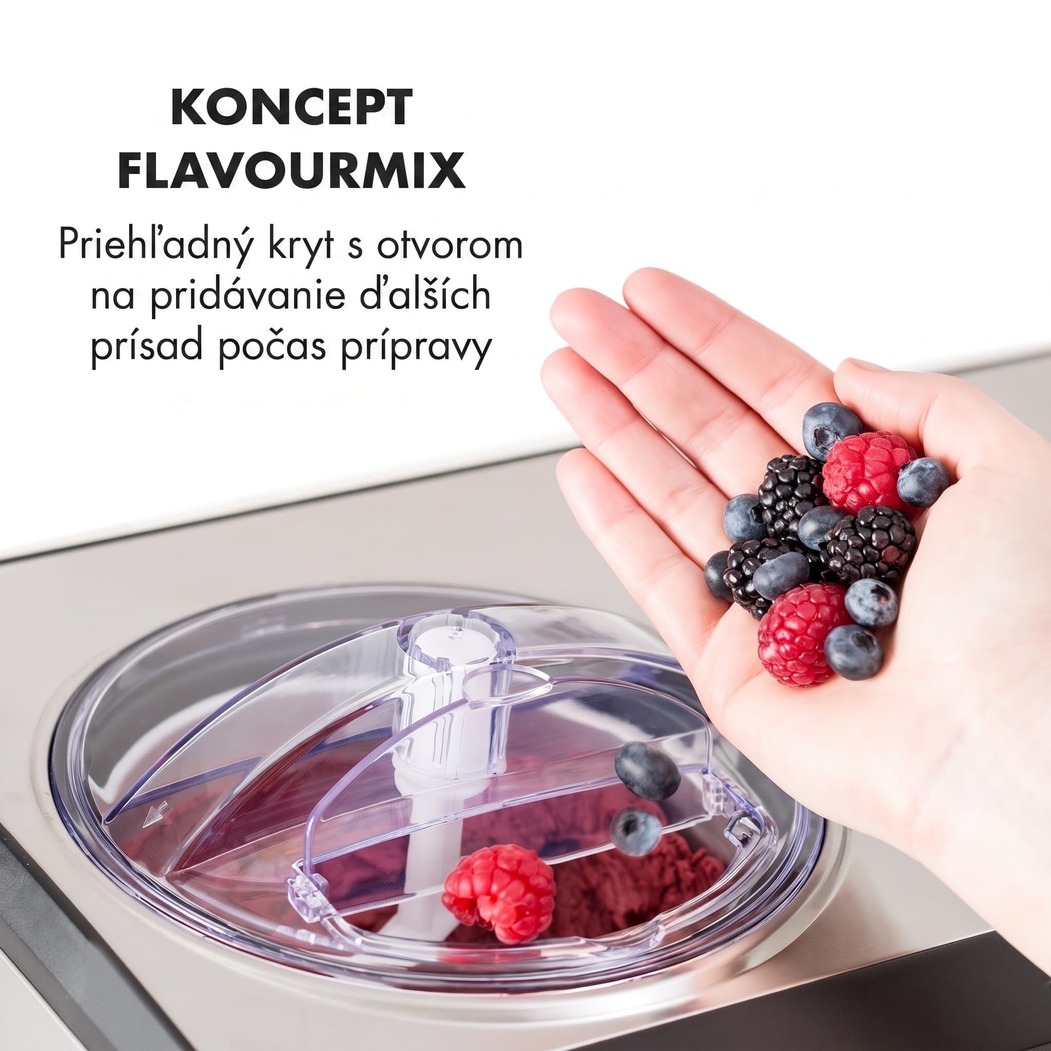 Klarstein Dolce Bacio, zmrzlinovač, kompresor, 2 l, LCD displej, dotykový panel, nehrdzavejúca oceľ – Obrázok 3