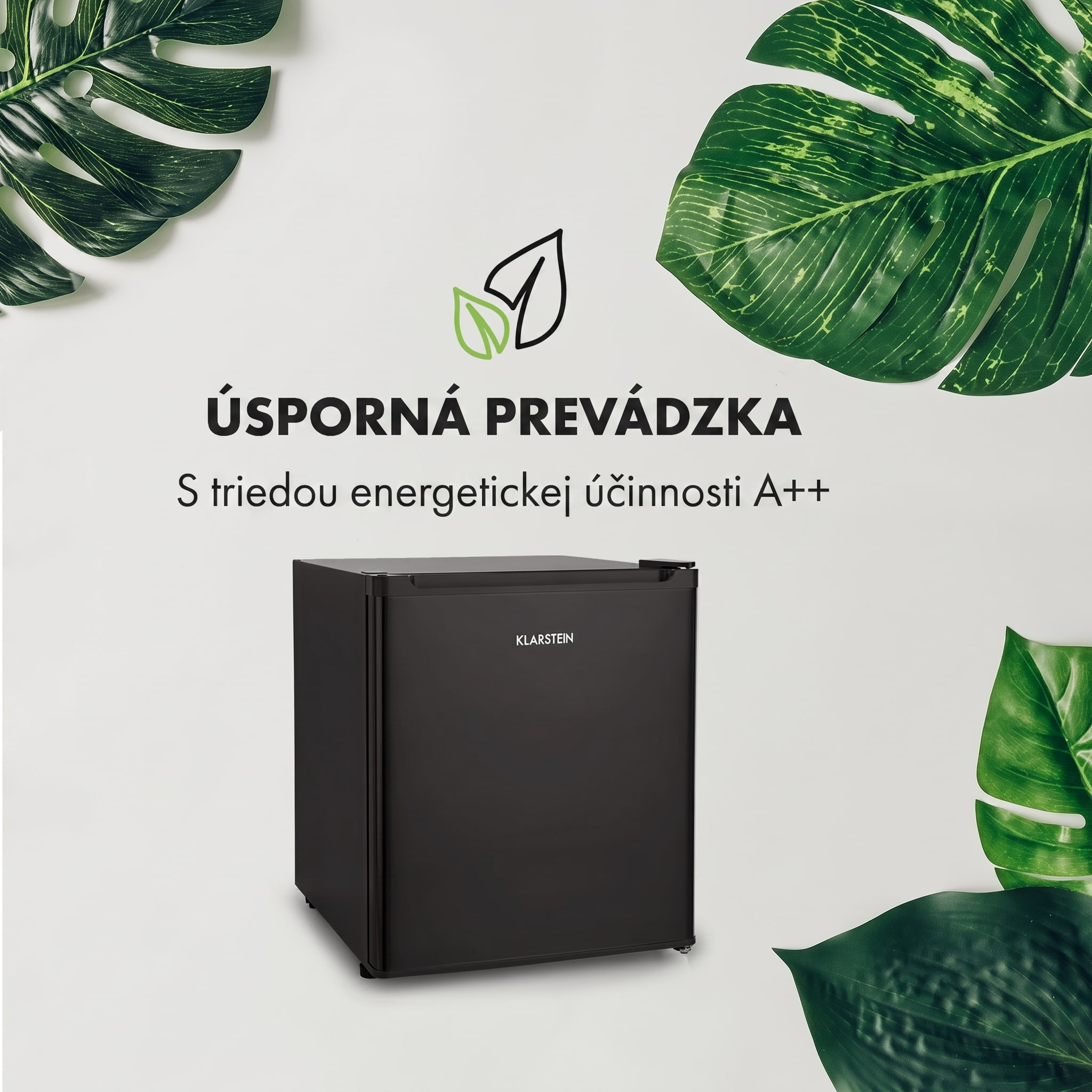 Klarstein Snoopy Eco, mini chladnička, mraziaci priečinok, 41 l, energet. trieda F, 39 dB, čierna – Obrázok 4