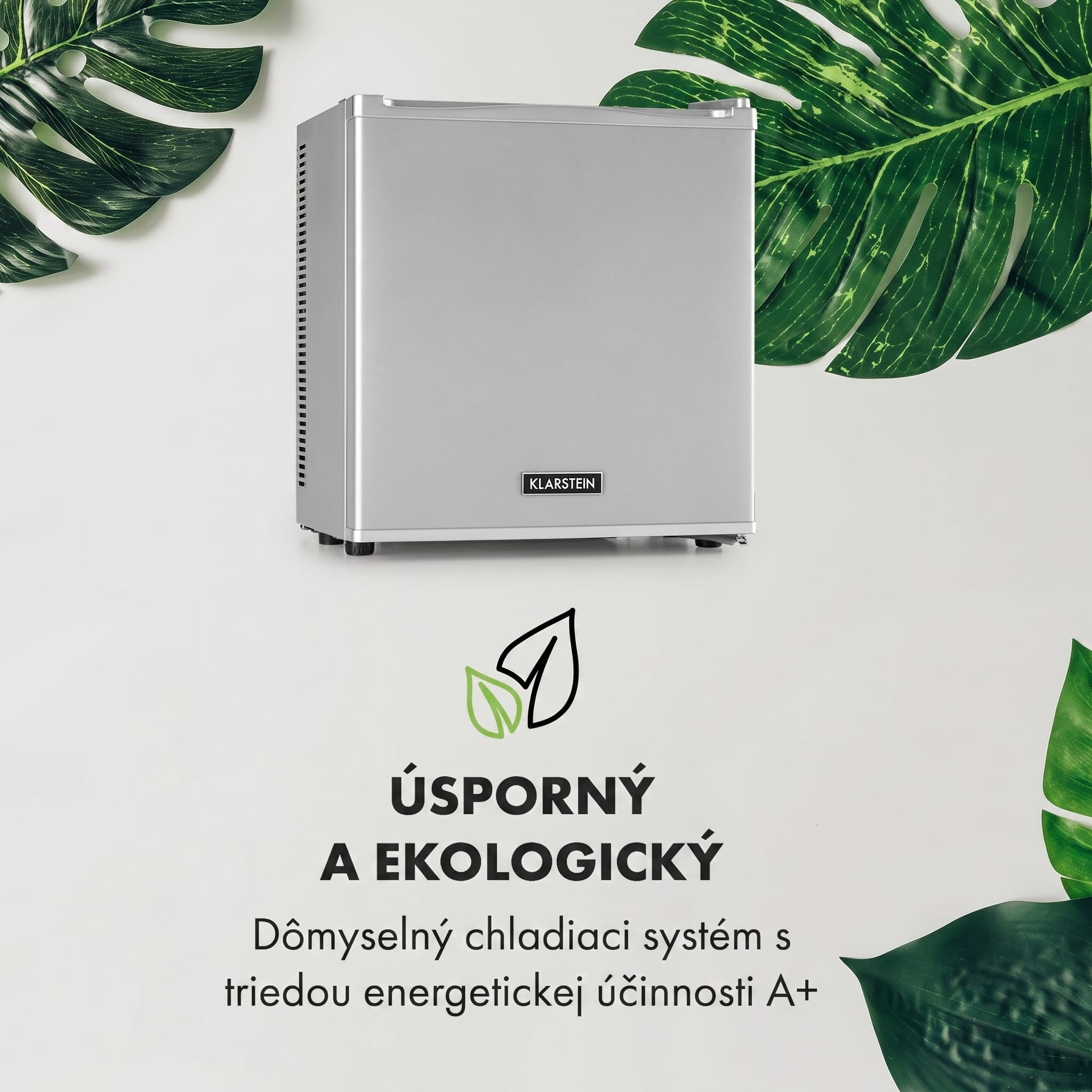 Klarstein Secret Cool, mini chladnička, minibar, 13 l, energet. trieda G, strieborná – Obrázok 5