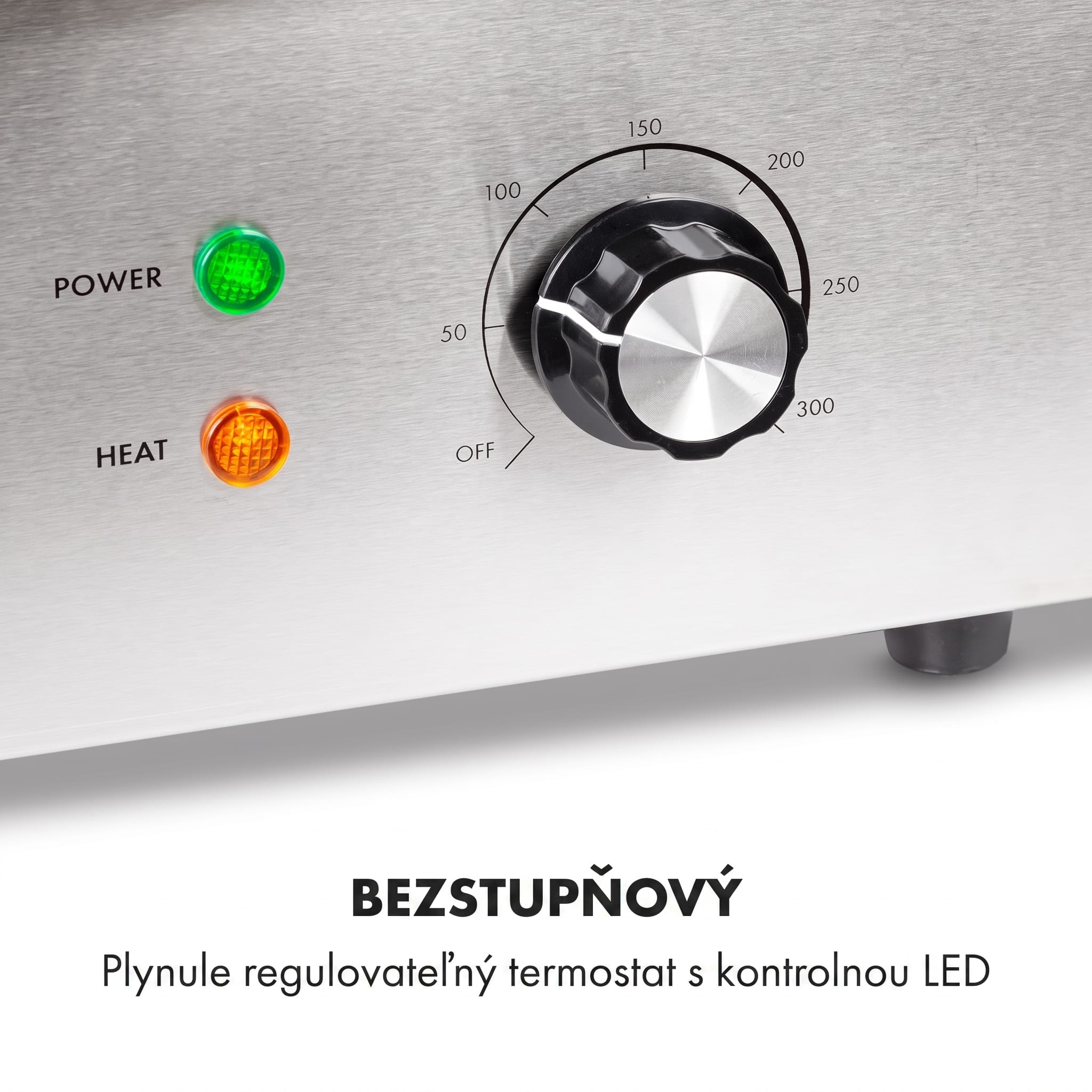 Klarstein Grillmeile 3000G, elektrický gril, 3000 W, grilovacia platňa 54,5 x 35 cm, hladký – Obrázok 3