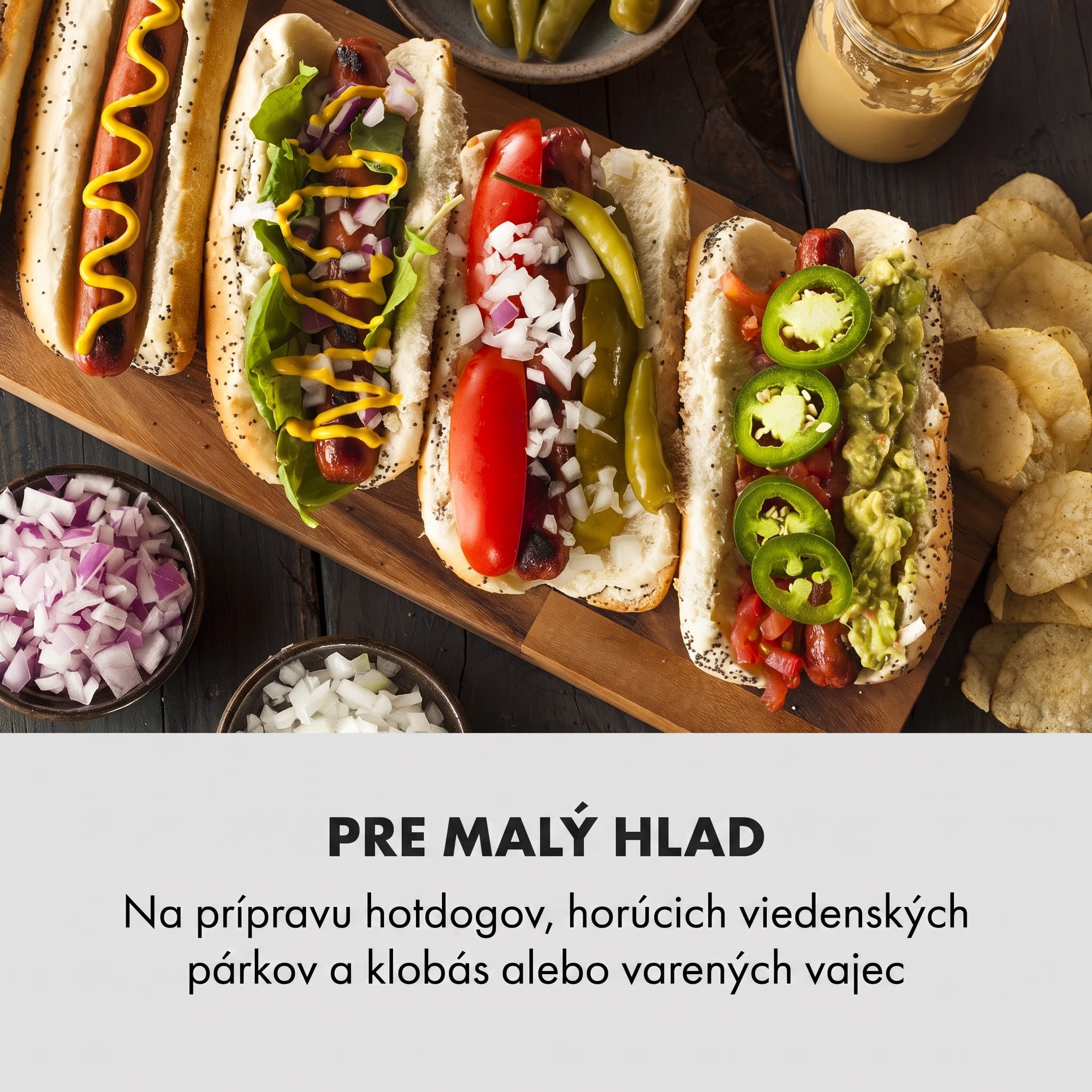 Klarstein Wurstfabrik 450 Hot Dog výrobník 450W 5L 30-100°C sklo nerezová oceľ – Obrázok 5