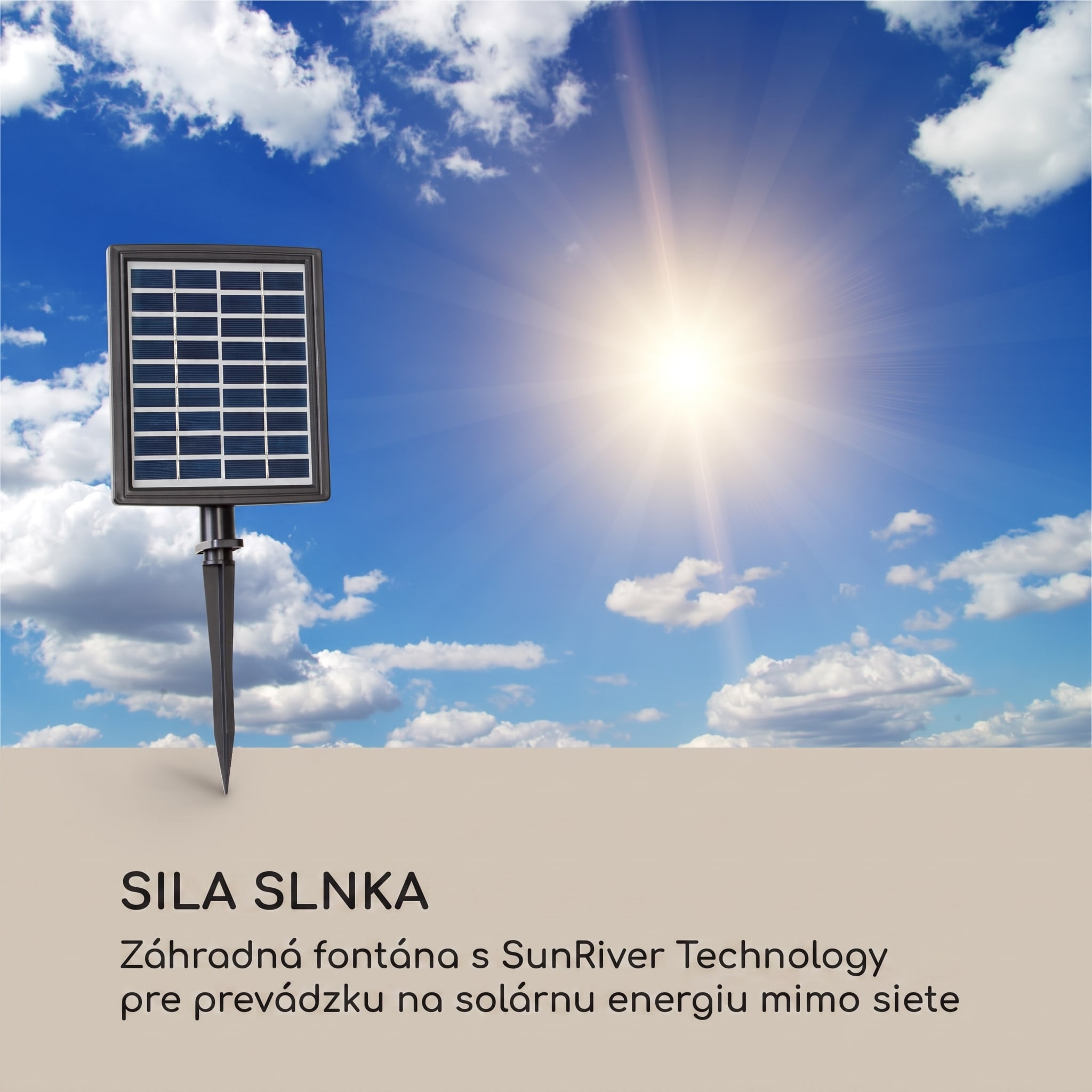 Blumfeldt Messina, kaskádová fontána, solárna fontána, záhradná fontána, 4 úrovne, akumulátor – Obrázok 2