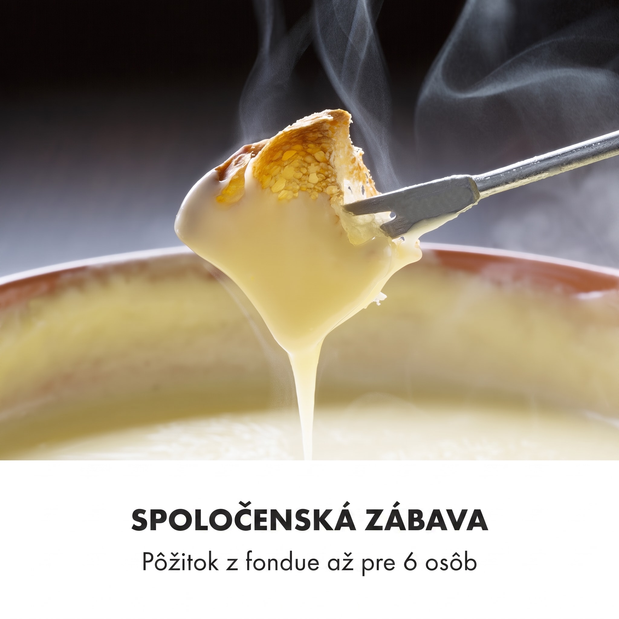 Klarstein Bambus, fondue, 800 W, hrniec z ušľachtilej ocele – Obrázok 3