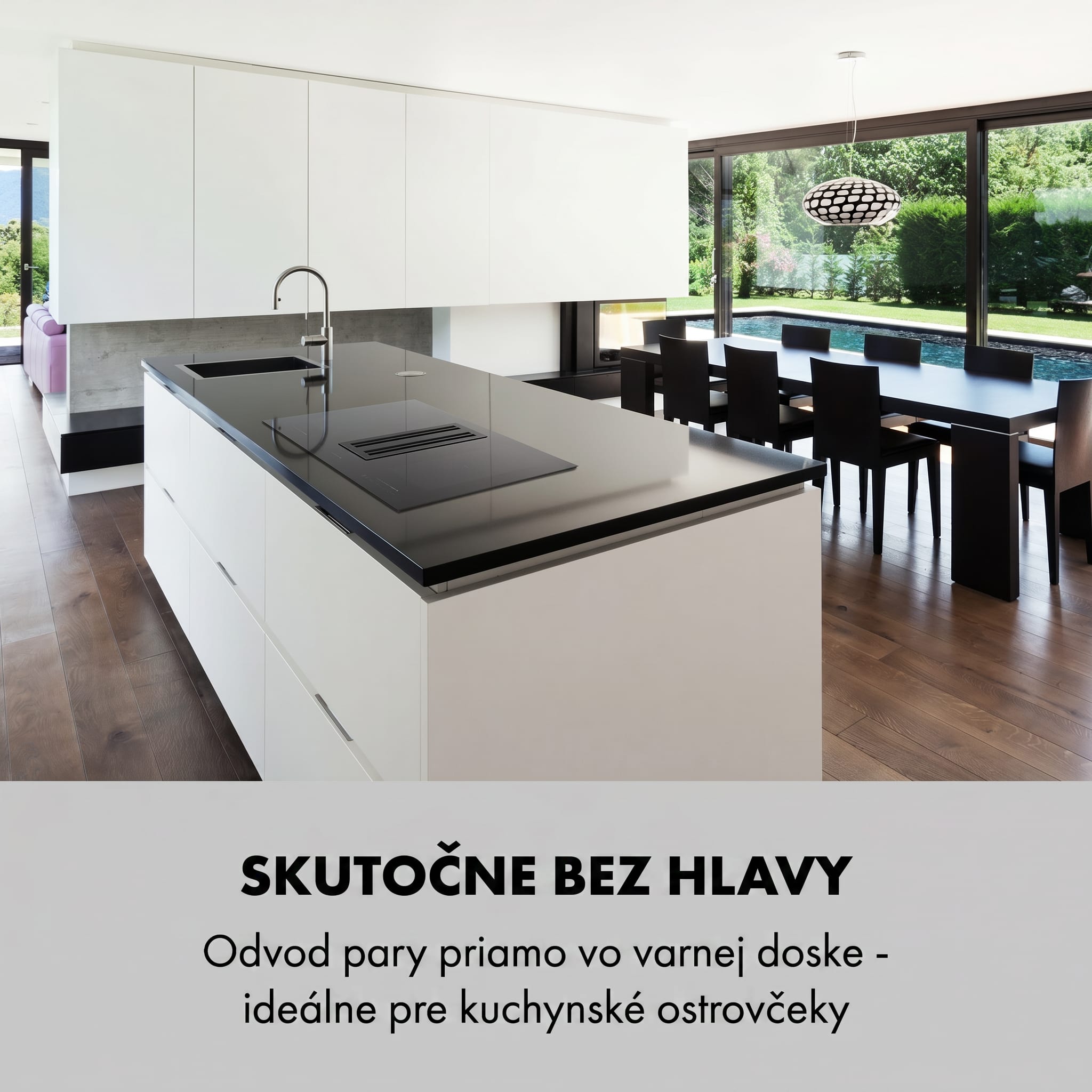 Klarstein Full House 2.0, indukčná varná doska s odsávaním, 561 m³/h, energet. trieda A+ – Obrázok 4