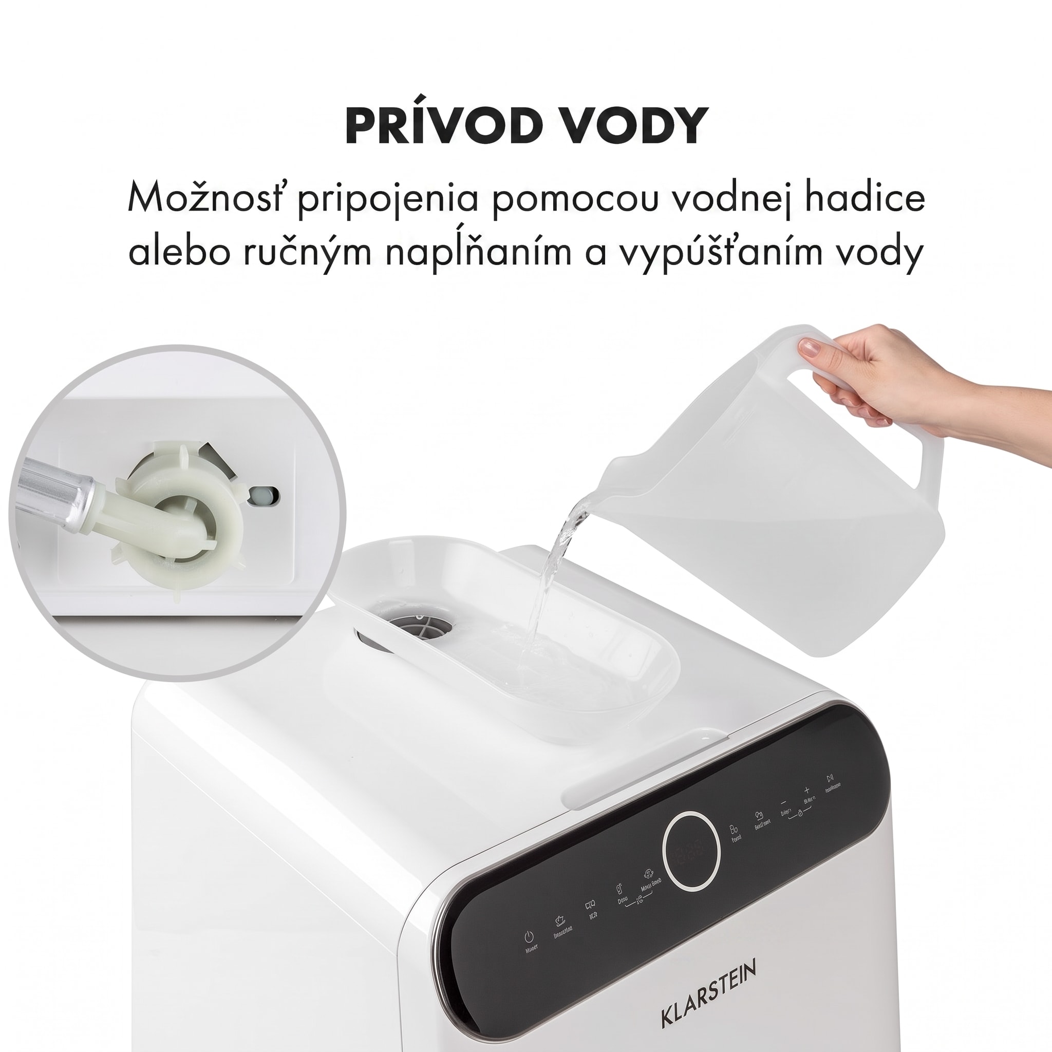 Klarstein Oceana, umývačka riadu, 860 W, energet. trieda F, voľne stojaca, bez inštalácie, biela – Obrázok 3