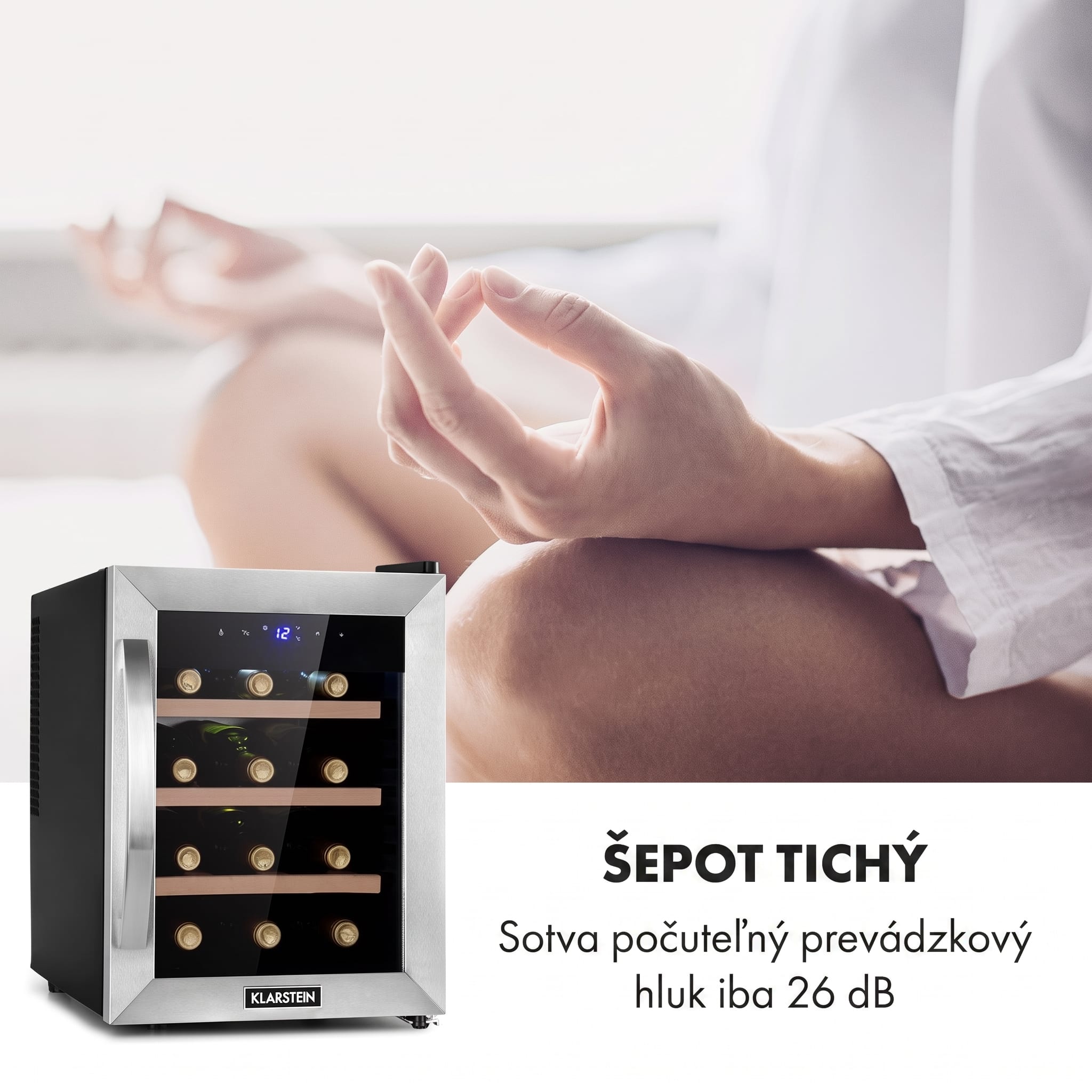 Klarstein Reserva 12 Uno, vinotéka, 31 l, 11-18°C, 1 zóna – Obrázok 5