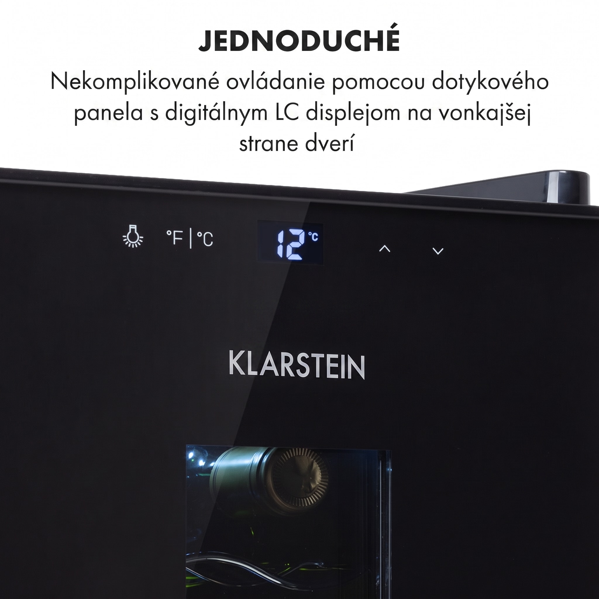 Klarstein Bellevin 8 Uno, vinotéka, 23 l, 11–18°C, 1 zóna – Obrázok 4
