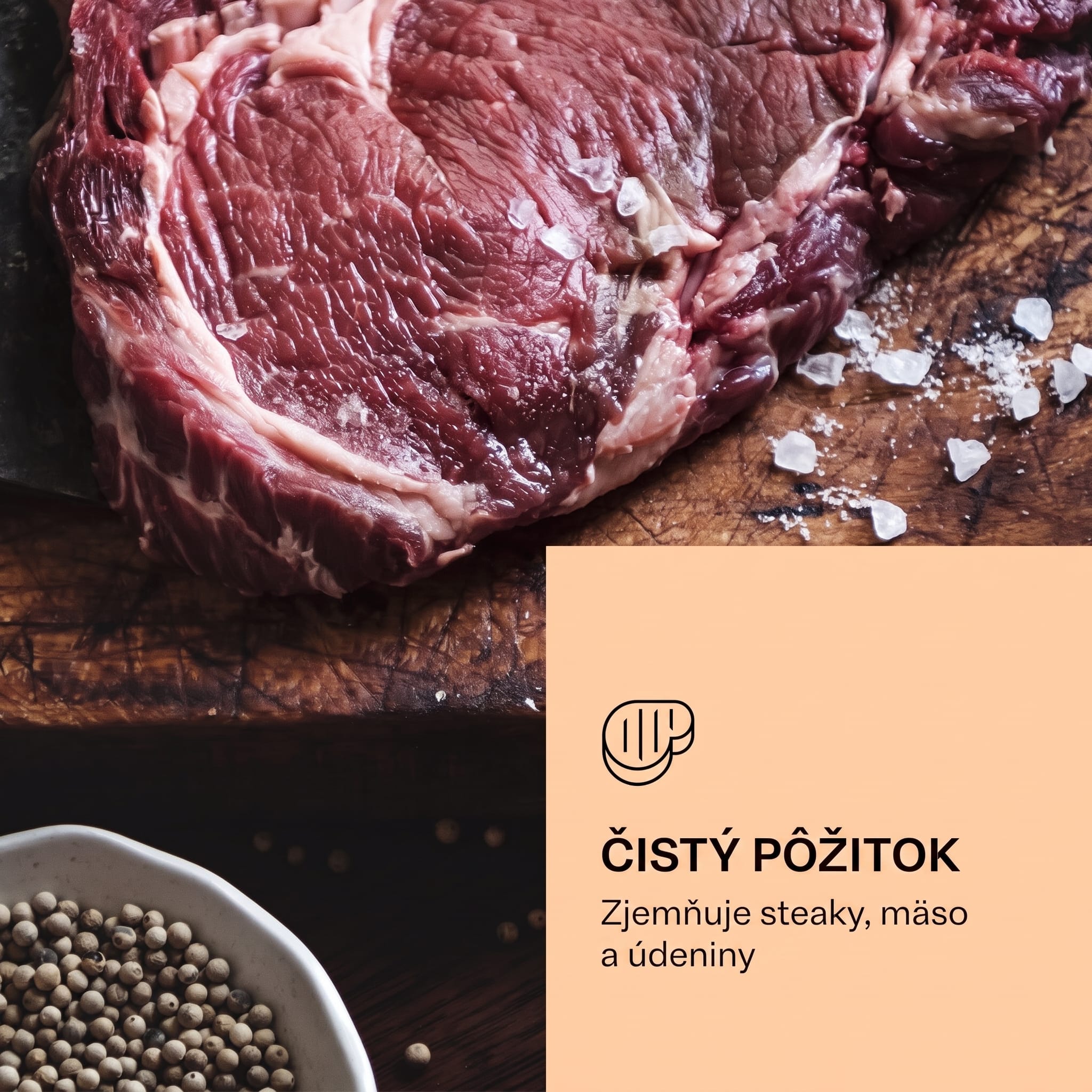 Klarstein Steakhouse Pro 98 Onyx, chladnička na zrenie mäsa, 1 zóna, 98 l, 1-25°C, dotykový displej, panoramatické okno – Obrázok 3