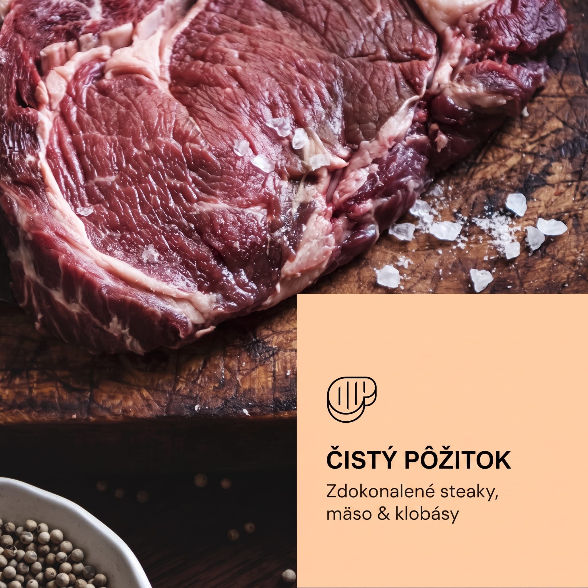 Klarstein Steakhouse Pro 233 skrinka na zrenie mäsa 1 zóna 233 l 1-25°C dotyková Panorama – Obrázok 3