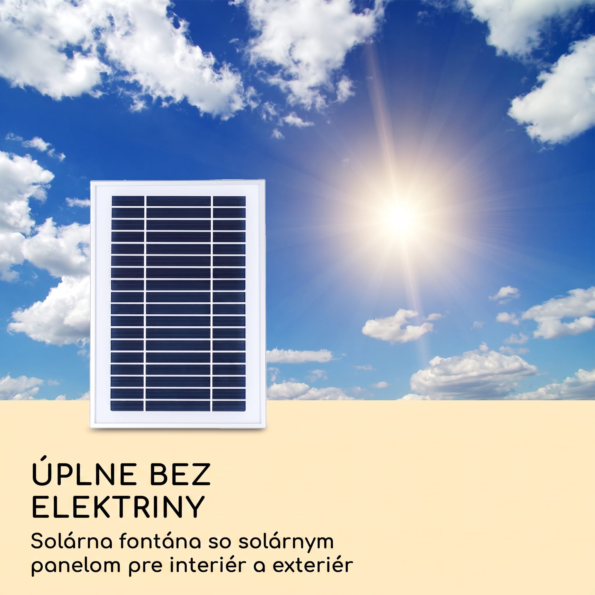 Blumfeldt Stonehenge XL, solárna fontána, LED osvetlenie, polyresin, lítium-iónová batéria – Obrázok 2