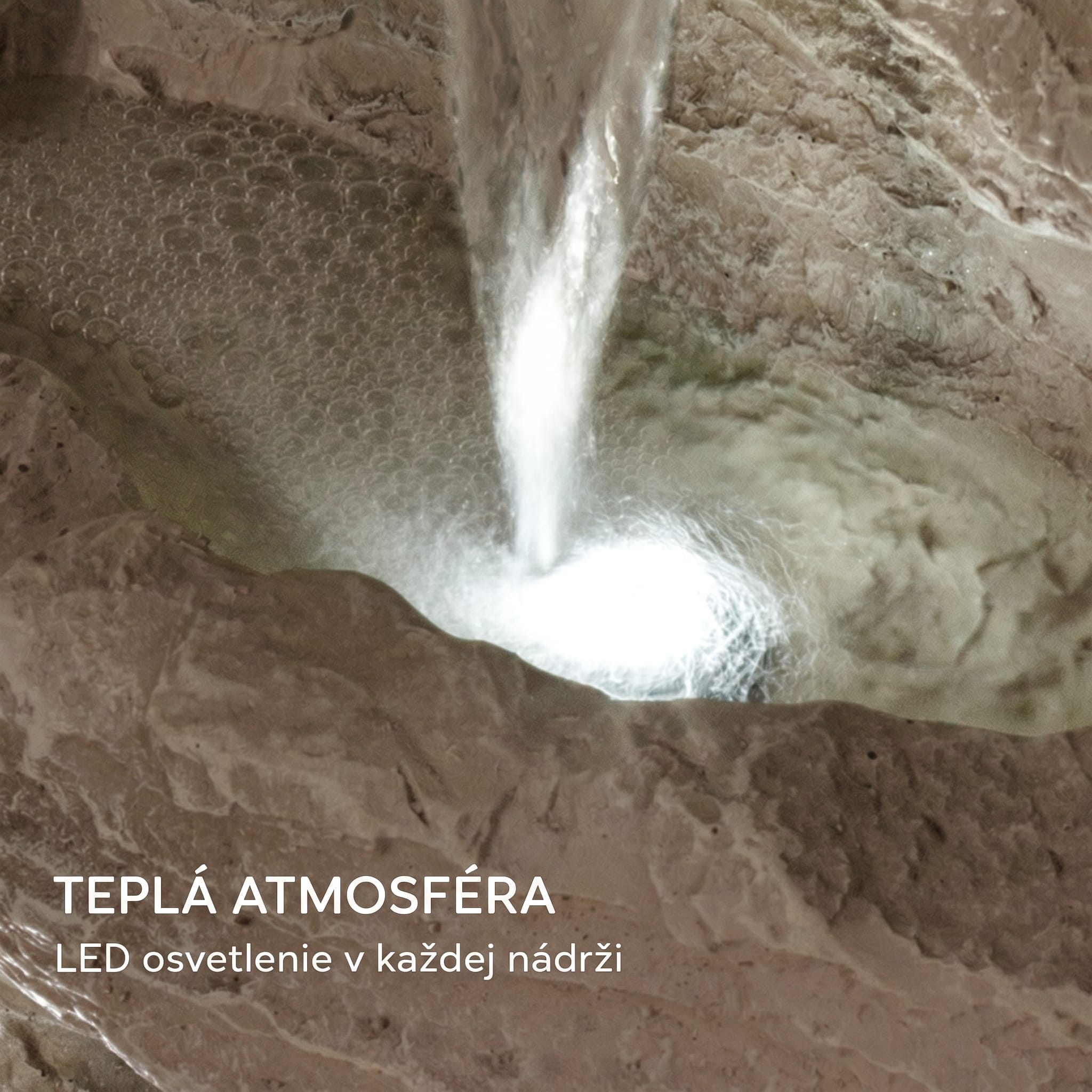 Blumfeldt Stonehenge XL, solárna fontána, LED osvetlenie, polyresin, lítium-iónová batéria – Obrázok 4