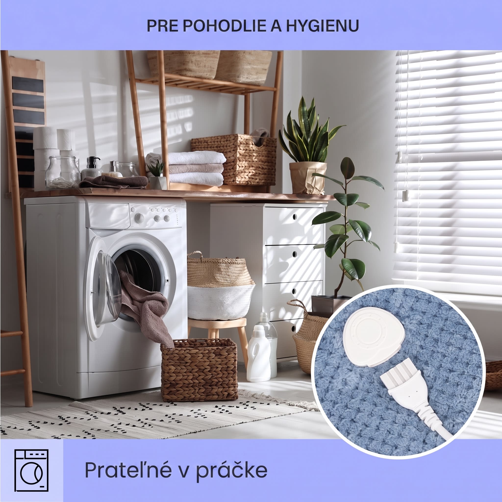 Klarstein DR Watson Deluxe XXL, elektrická deka, 160 W, 9 úrovní ohrevu, 200 x 180 cm – Obrázok 5