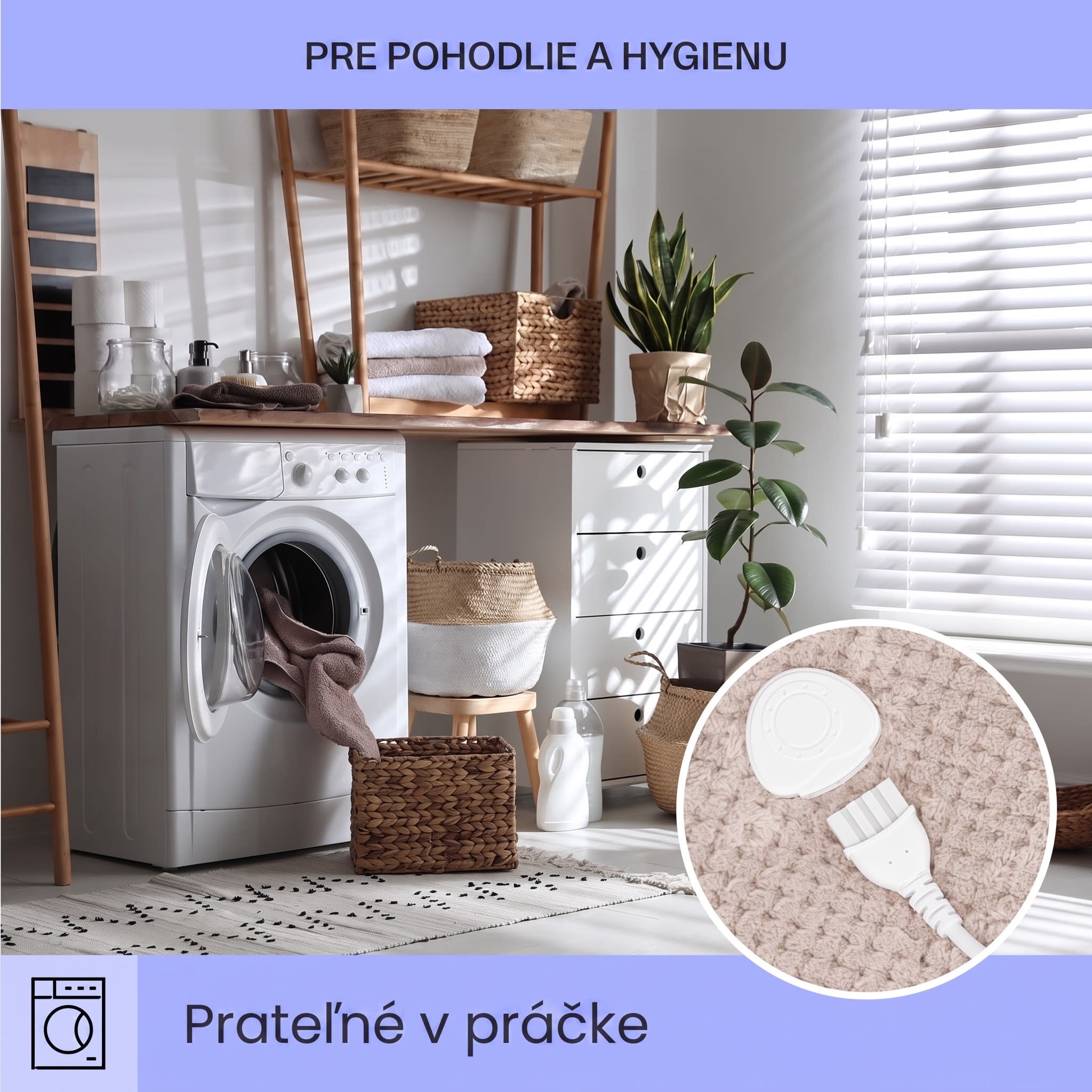 Klarstein DR Watson Deluxe XXL, elektrická deka, 160 W, 9 úrovní ohrevu, 200 x 180 cm – Obrázok 5