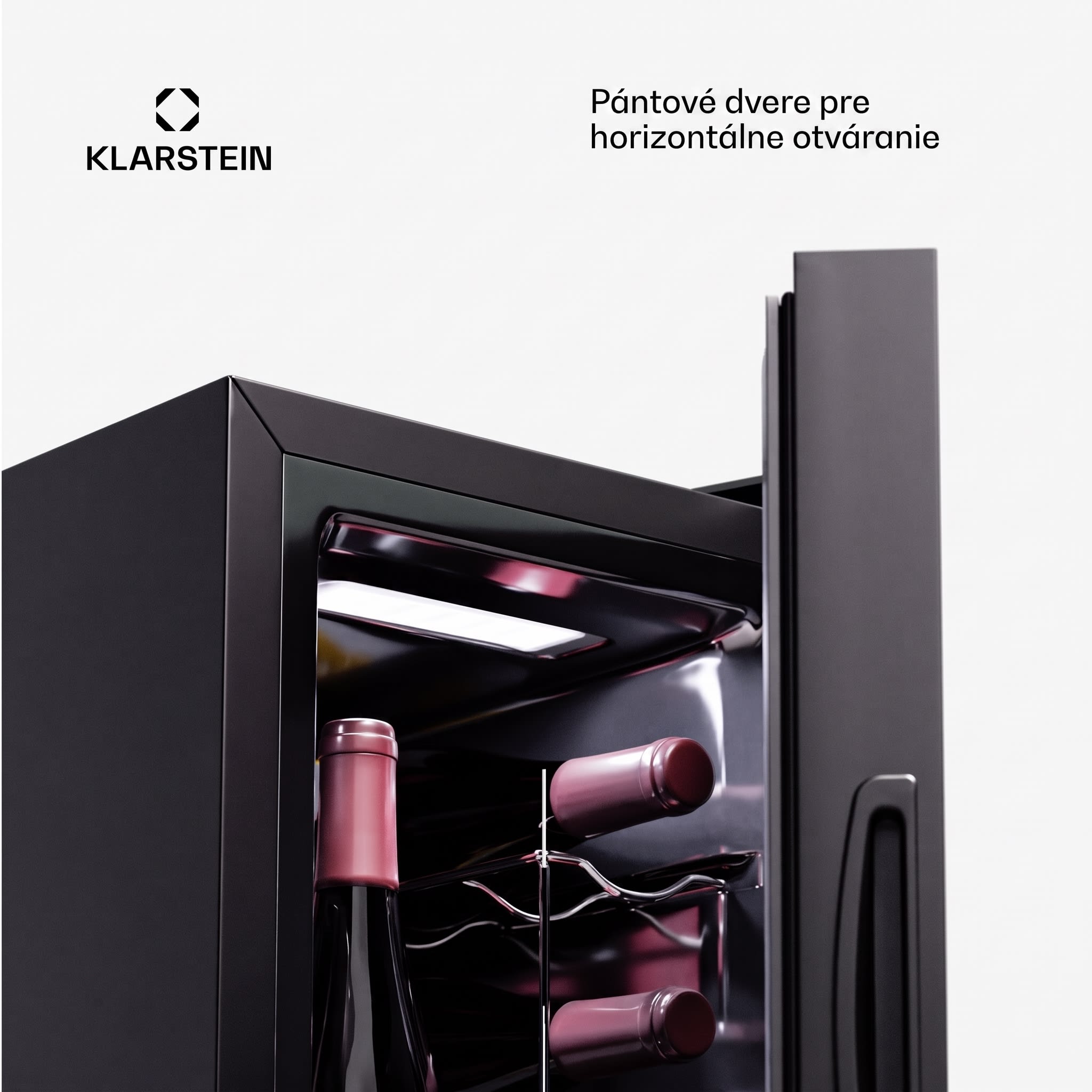 Klarstein Shiraz 8 Uno, vertikálna chladnička na víno, 8 fliaš, 8 - 18 °C, dotykové ovládanie – Obrázok 5