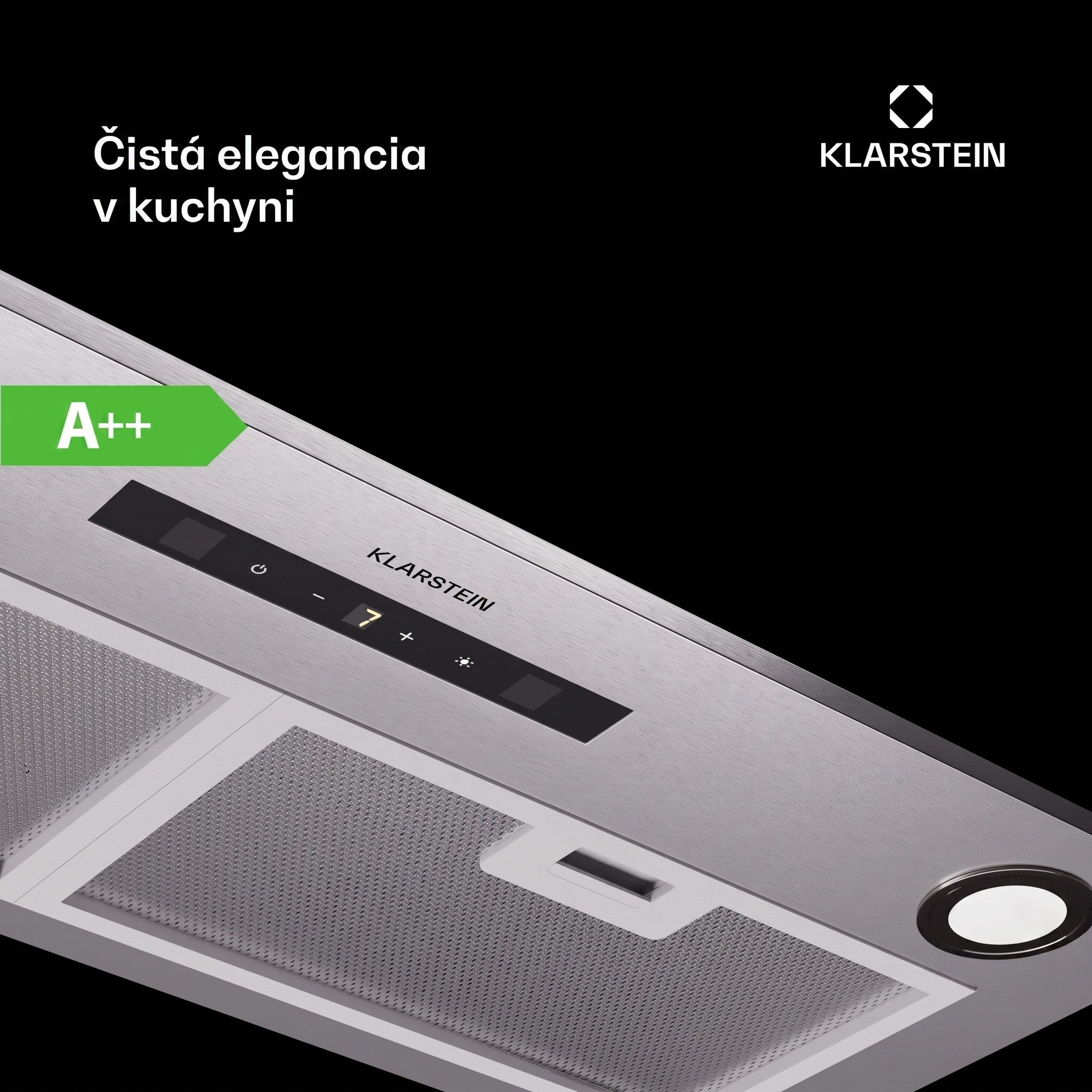 Klarstein Paolo 72 vstavaný Digestor 72 cm 520 m³/h LED Touch A++ – Obrázok 2