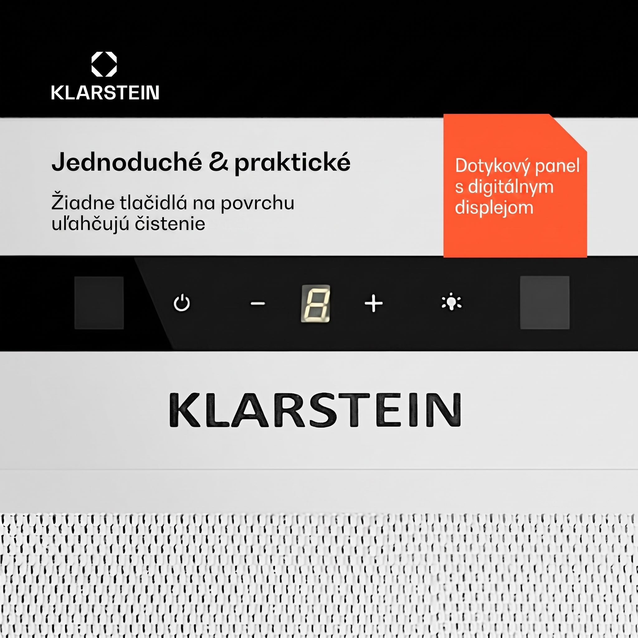 Klarstein Paolo 52 vstavaný Digestor 52 cm 439 m³/h LED Touch A++ – Obrázok 5