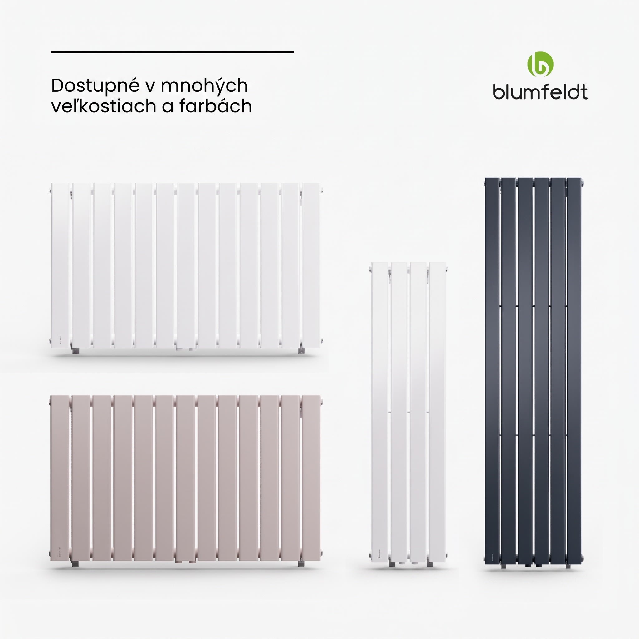 Blumfeldt Ontario, radiátor, 30 x 120, pripojenie 1/2", inštalácia na stenu, 733 W – Obrázok 5