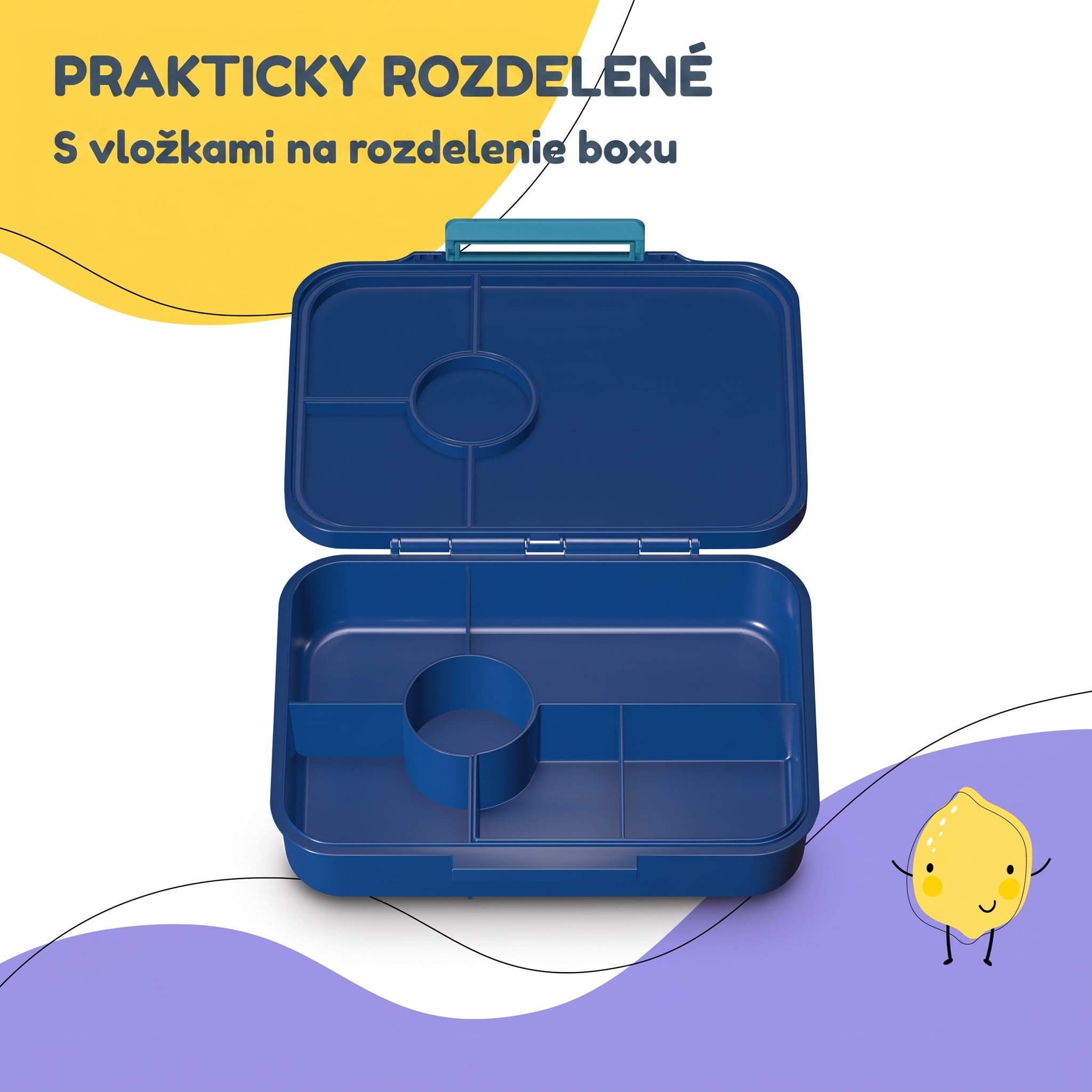 NA Schmatzfatz desiatový box so 6 priehradkami – Obrázok 4