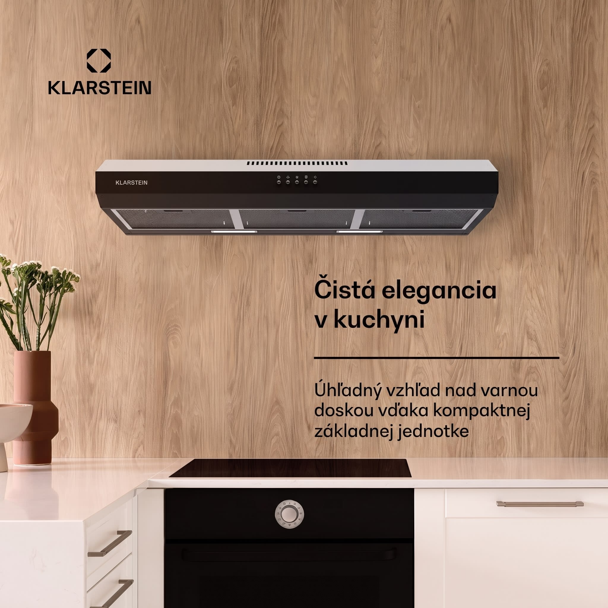 Klarstein Contempo 90 podstavná digestorová kapucňa – Obrázok 2