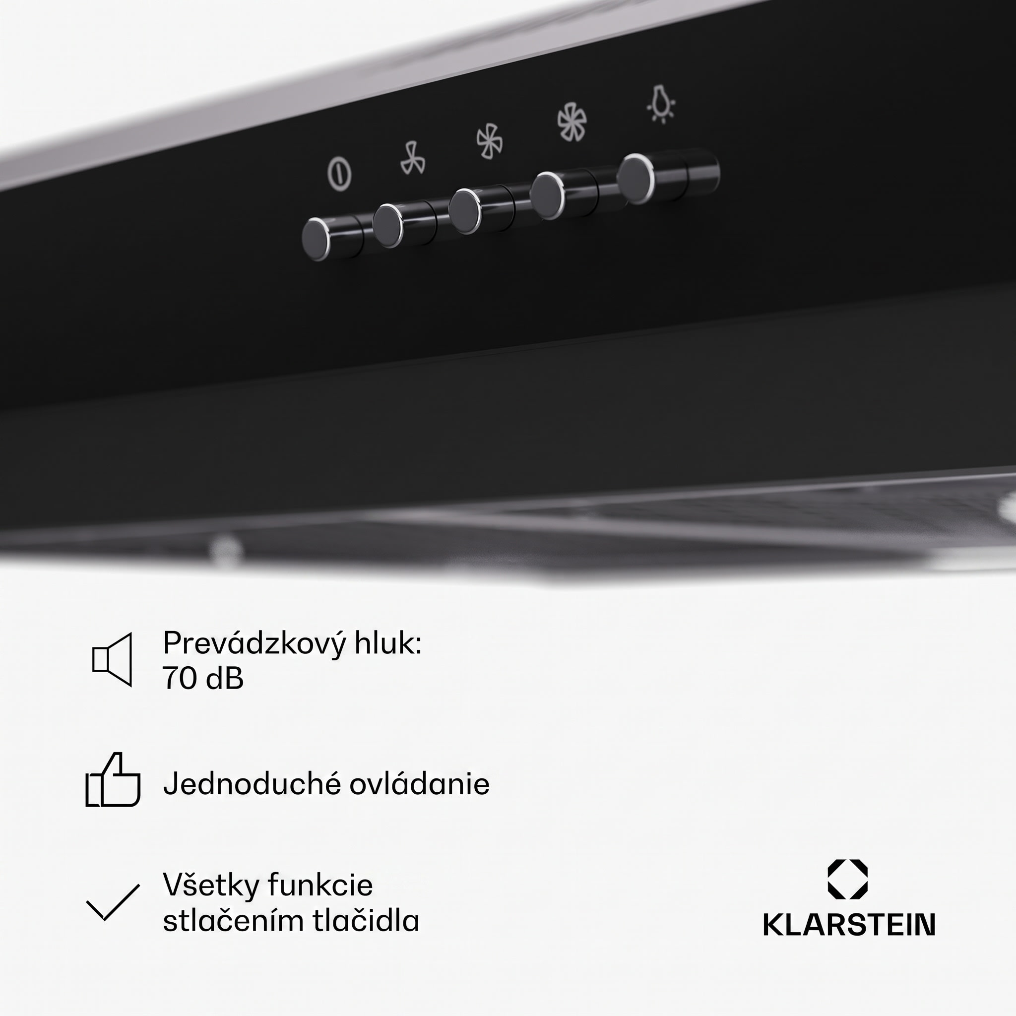 Klarstein Contempo 90 podstavná digestorová kapucňa – Obrázok 5