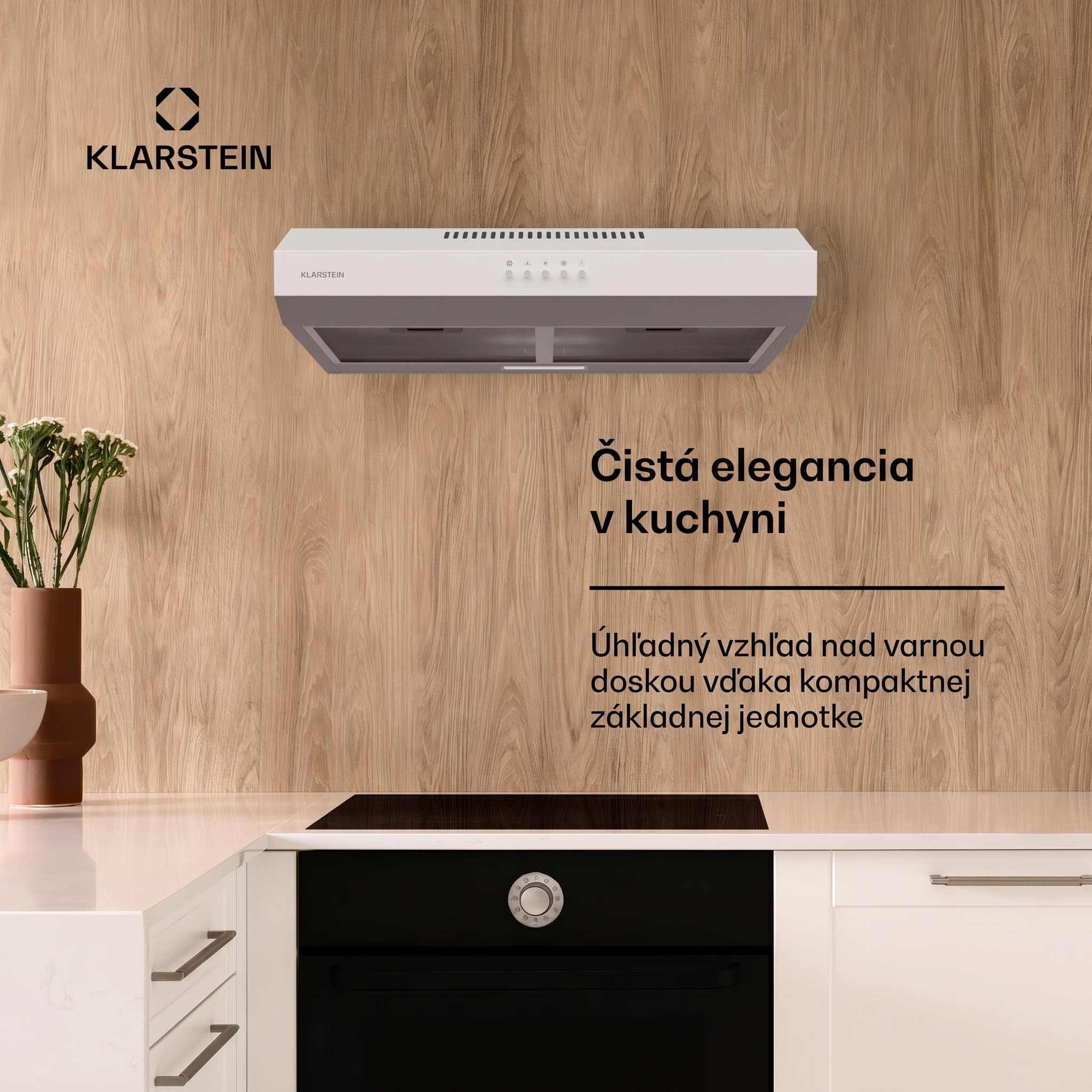 Klarstein Contempo 60 podstavná digestorová kapucňa 60 cm 200 m³/h LED nerez akryl – Obrázok 2
