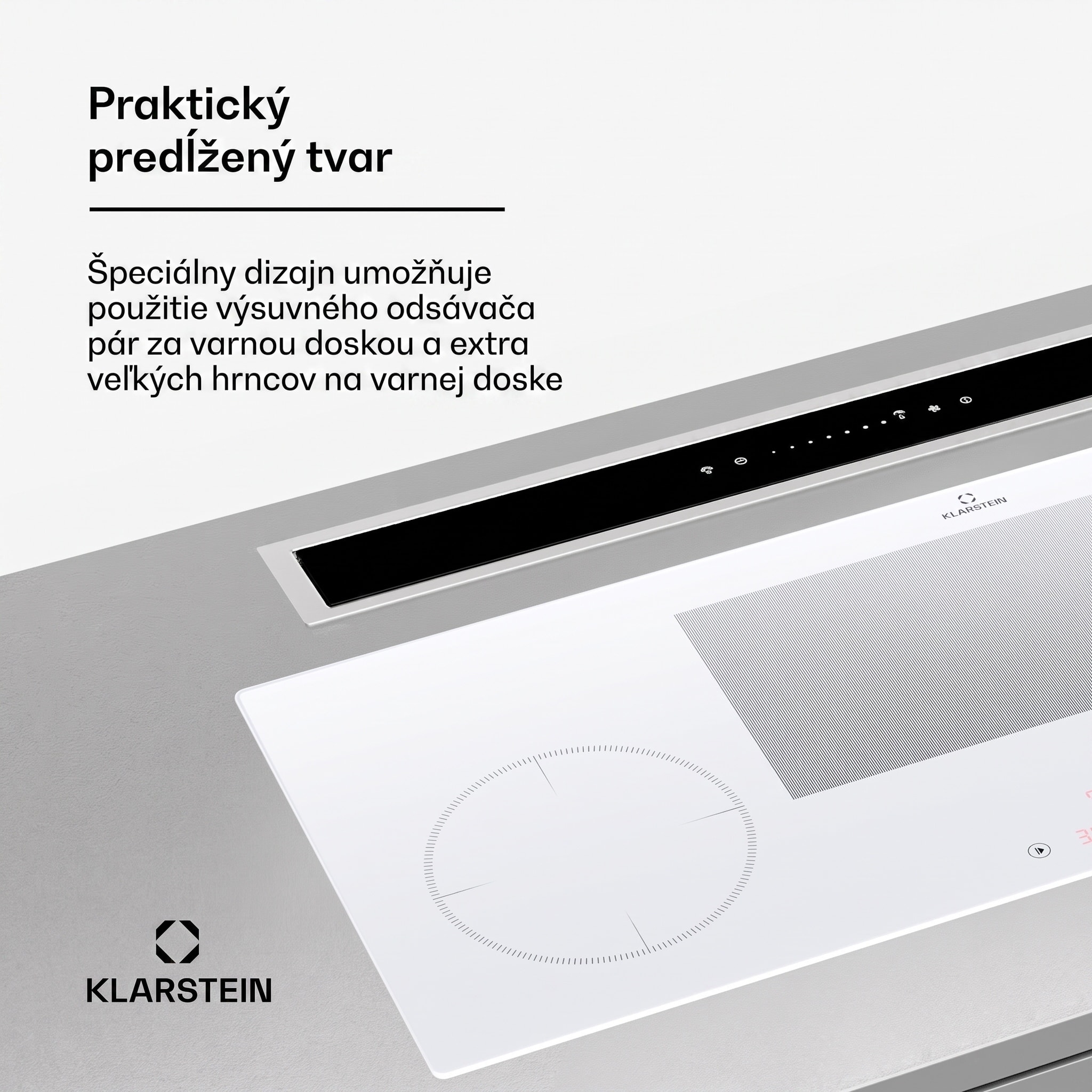 Klarstein Delicatessa 90 Slim Hybrid indukčná varná doska – Obrázok 2