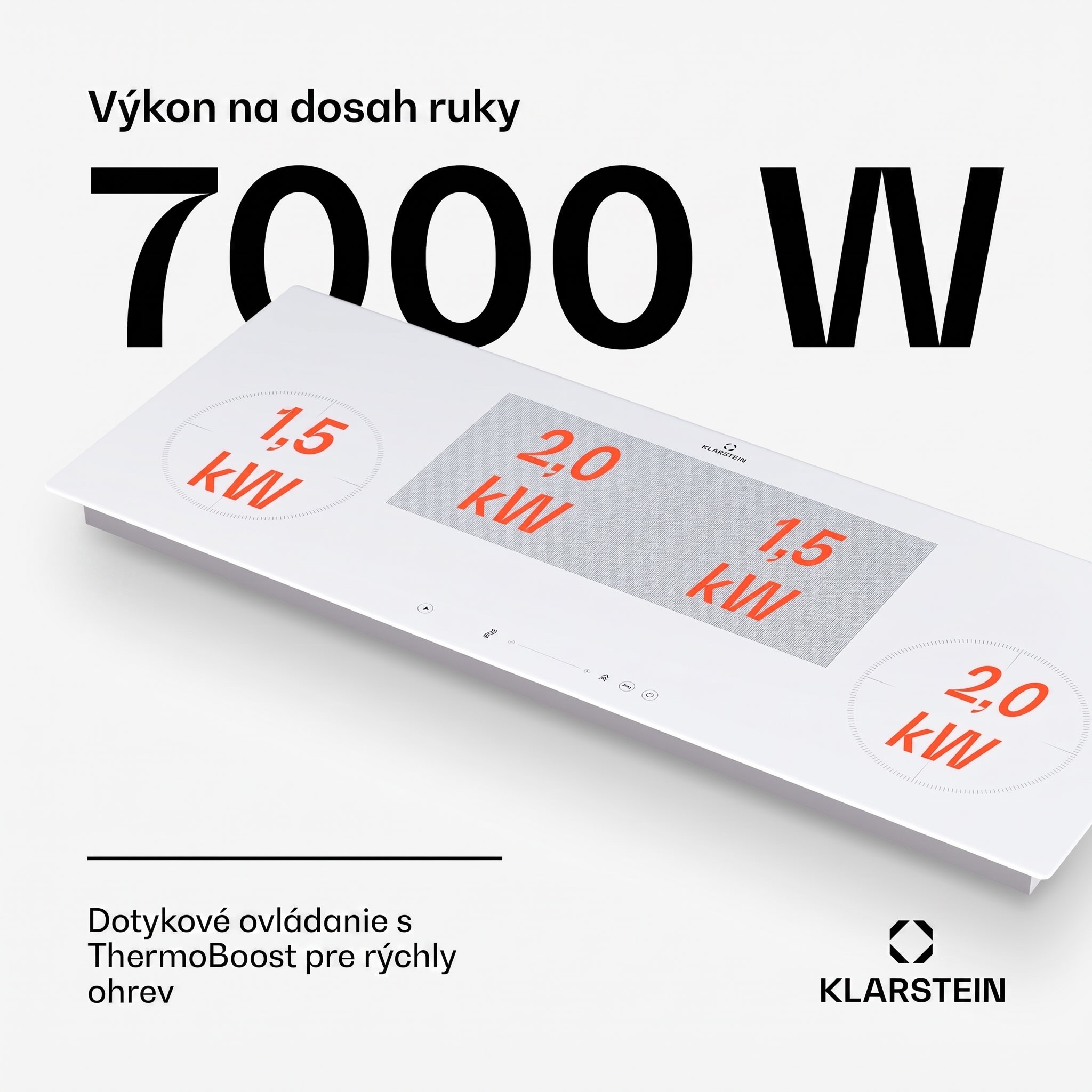 Klarstein Delicatessa 90 Slim Hybrid indukčná varná doska – Obrázok 3